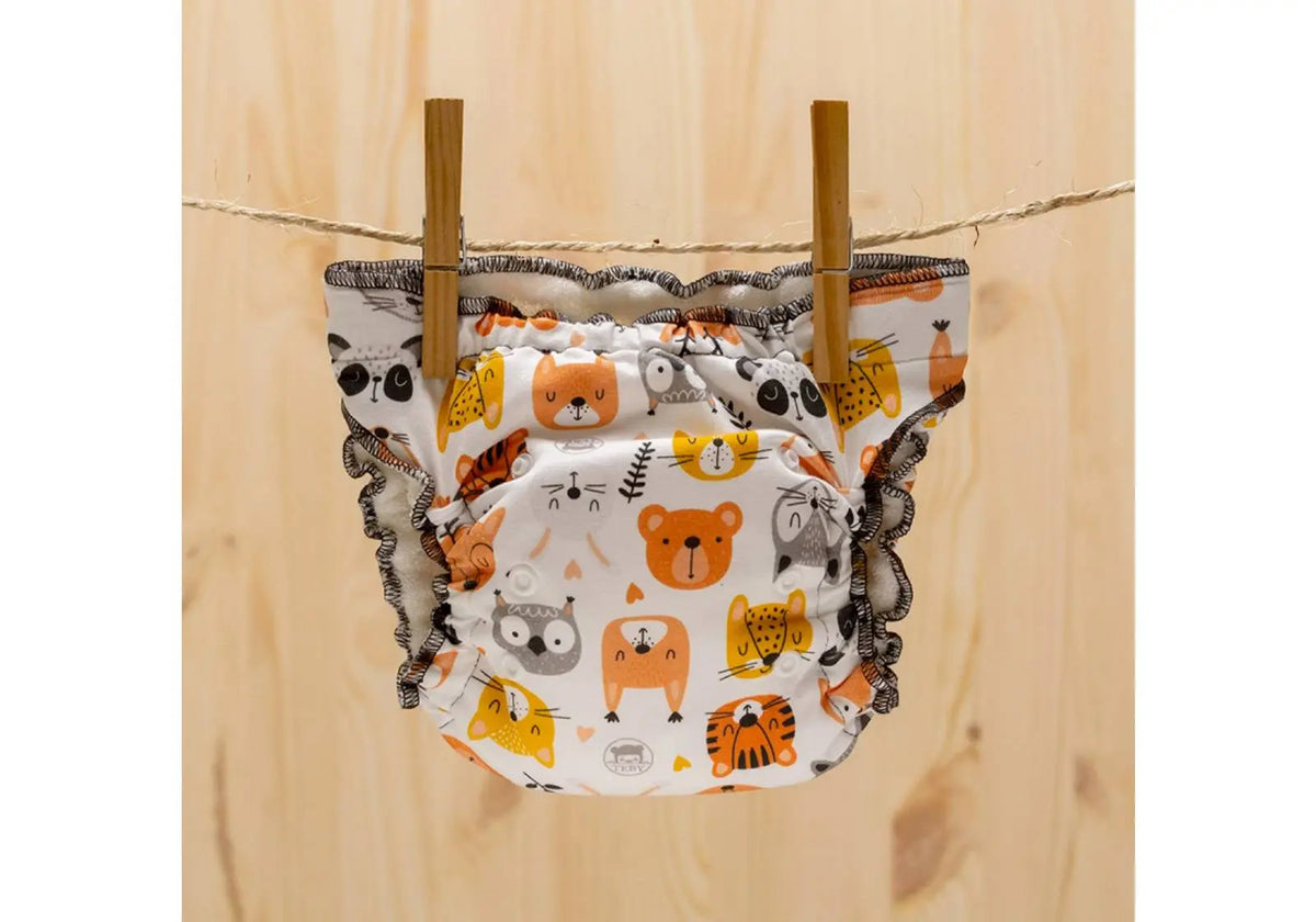 Couche classique en bambou et microfibre Culla di Teby, imprimé au choix