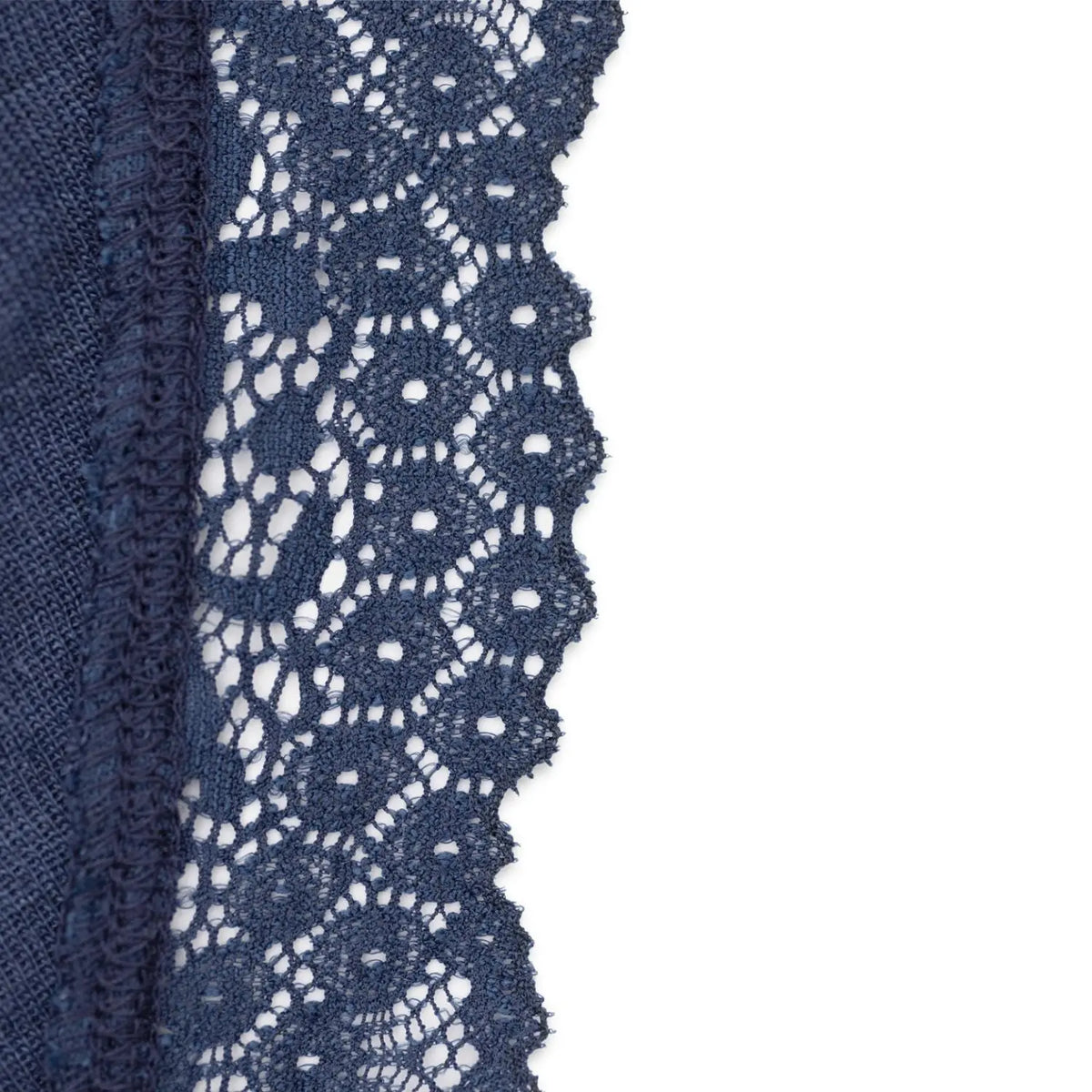 Culotte femme laine mérinos et soie à dentelle Engel Natur – bleu marine