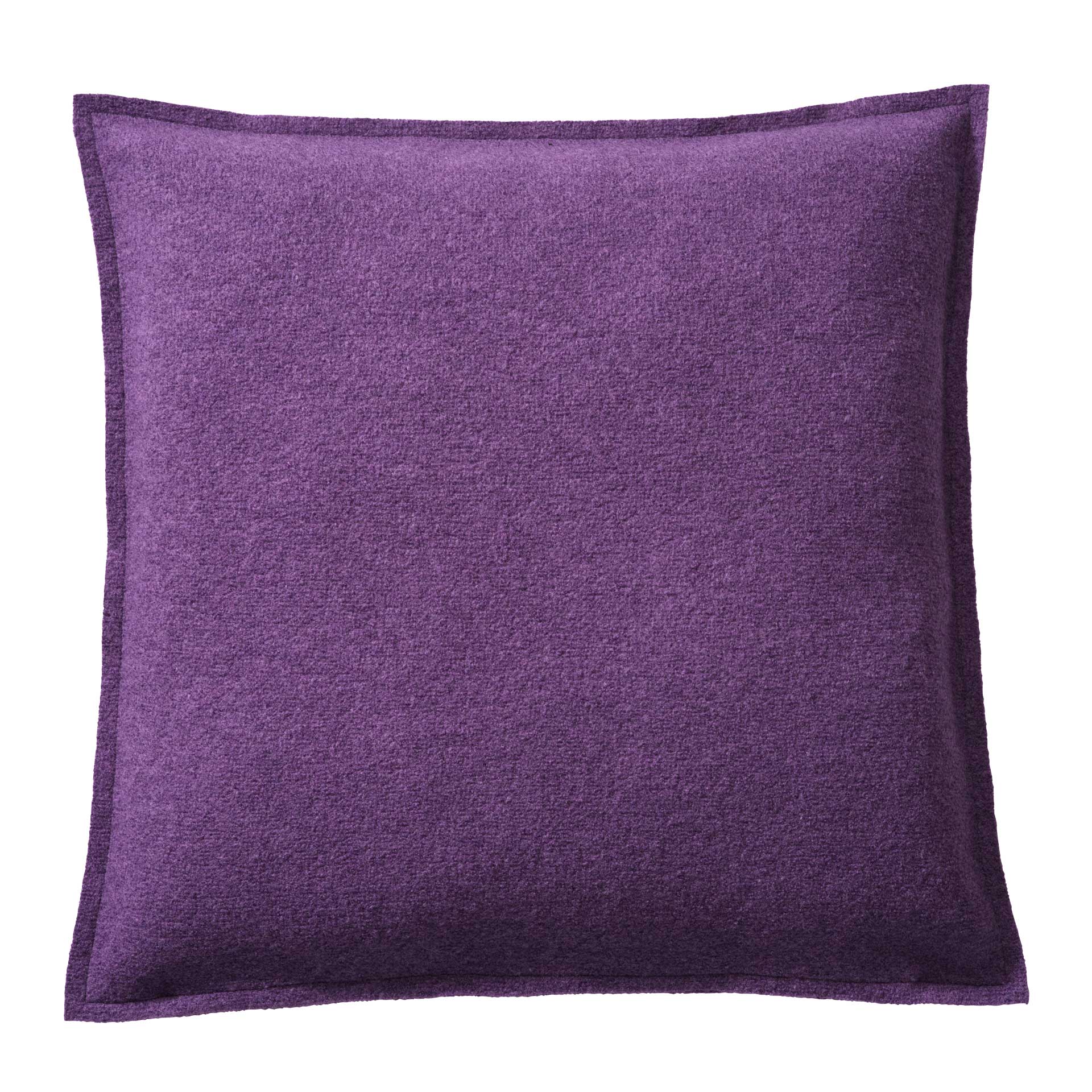 Housse de coussin en laine bouillie bio double face Disana