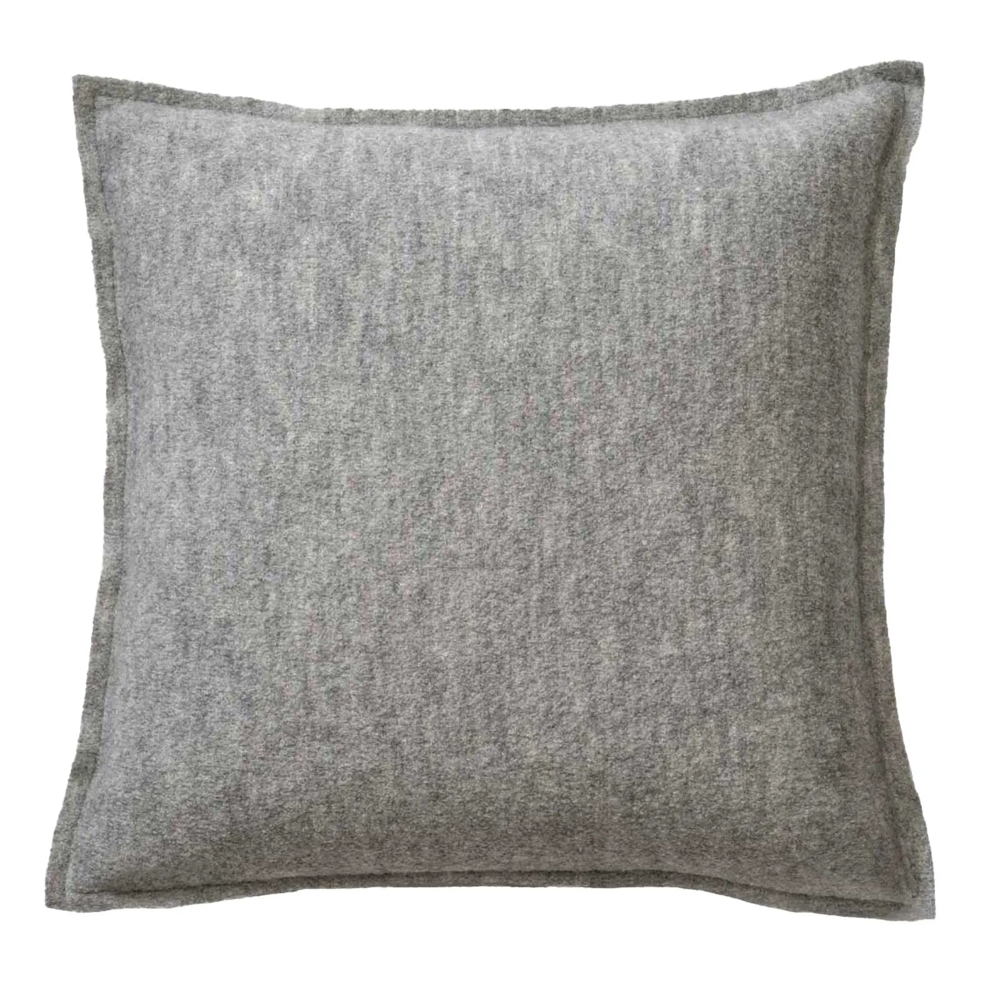 Housse de coussin en laine bouillie bio double face Disana