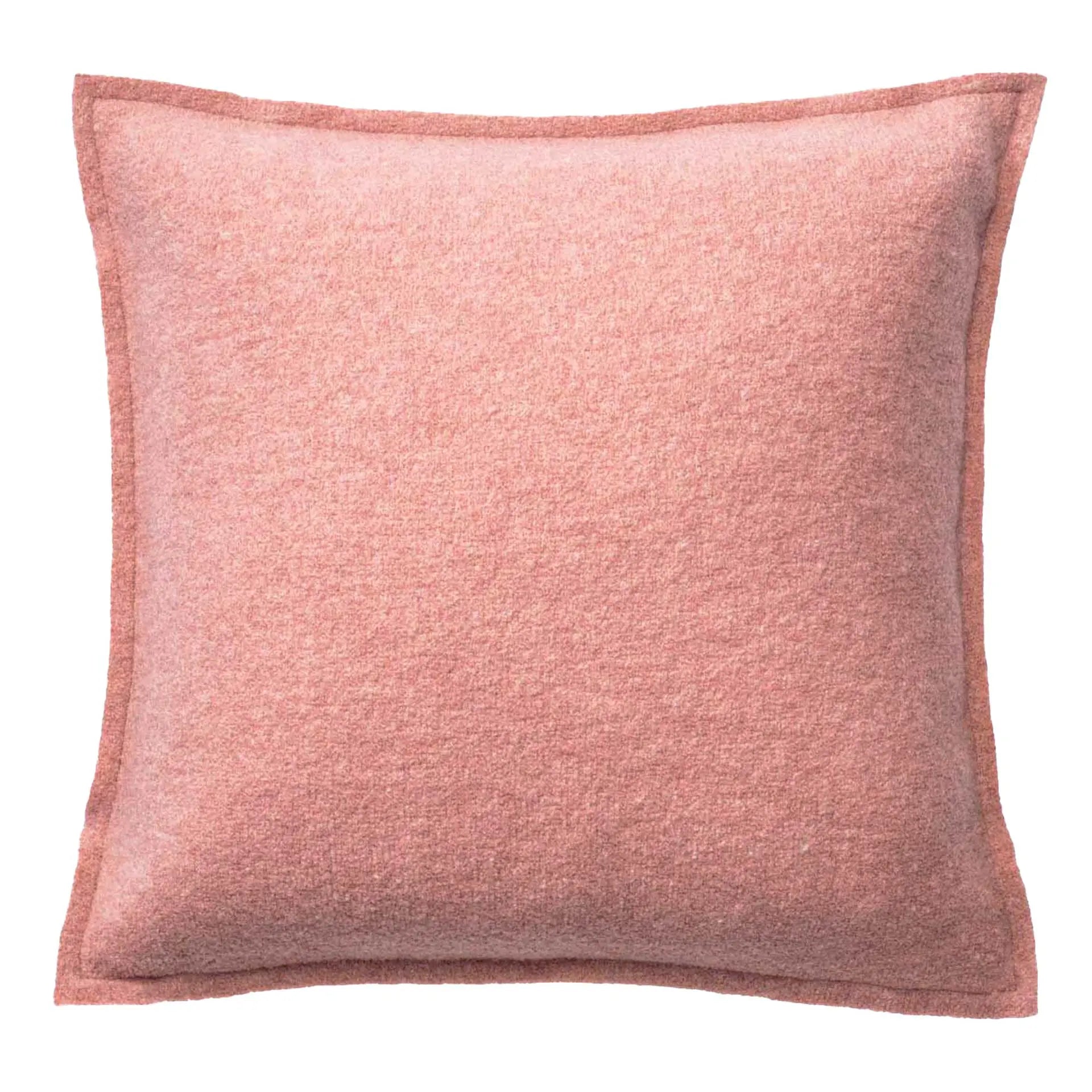 Housse de coussin en laine bouillie bio double face Disana