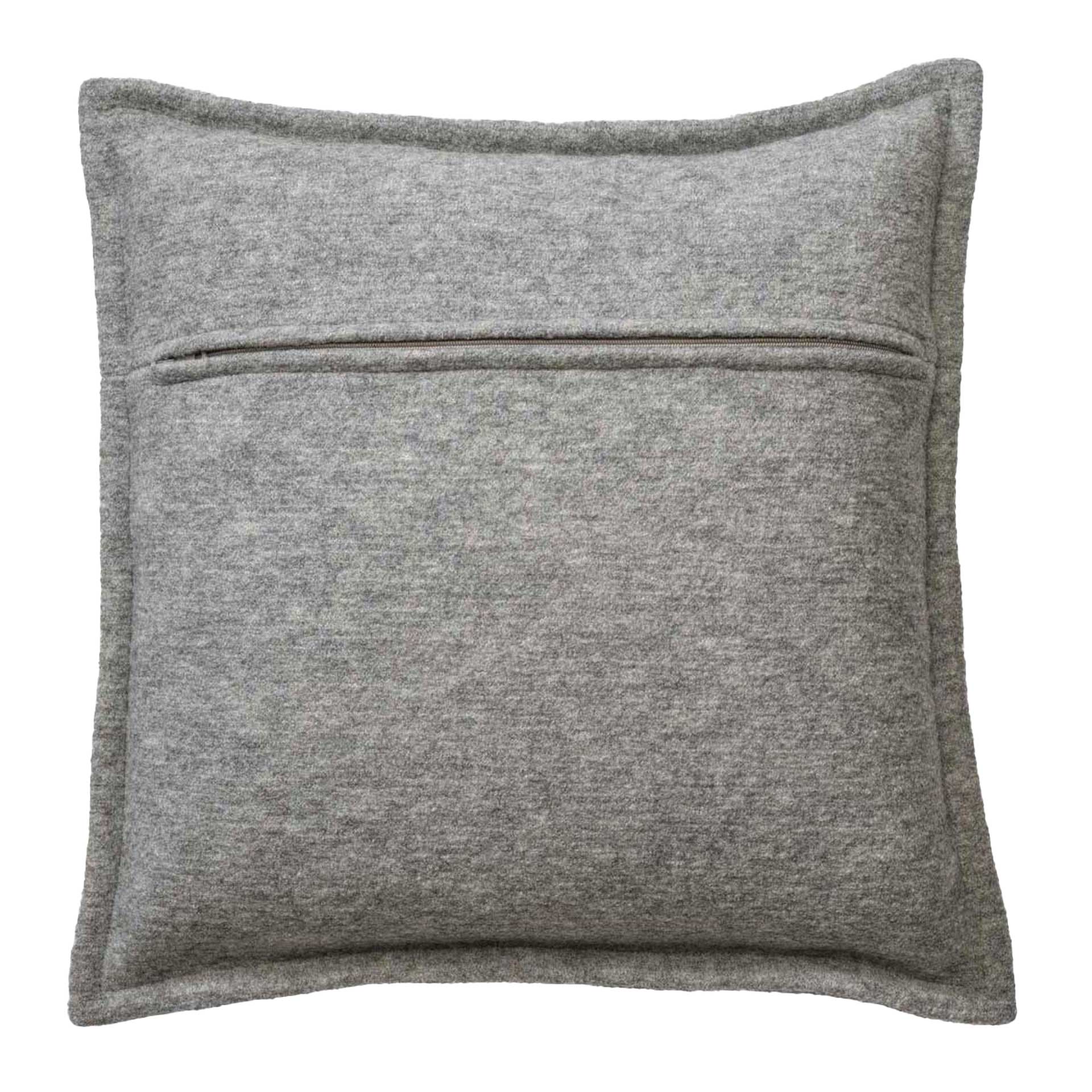 Housse de coussin en laine bouillie bio Disana