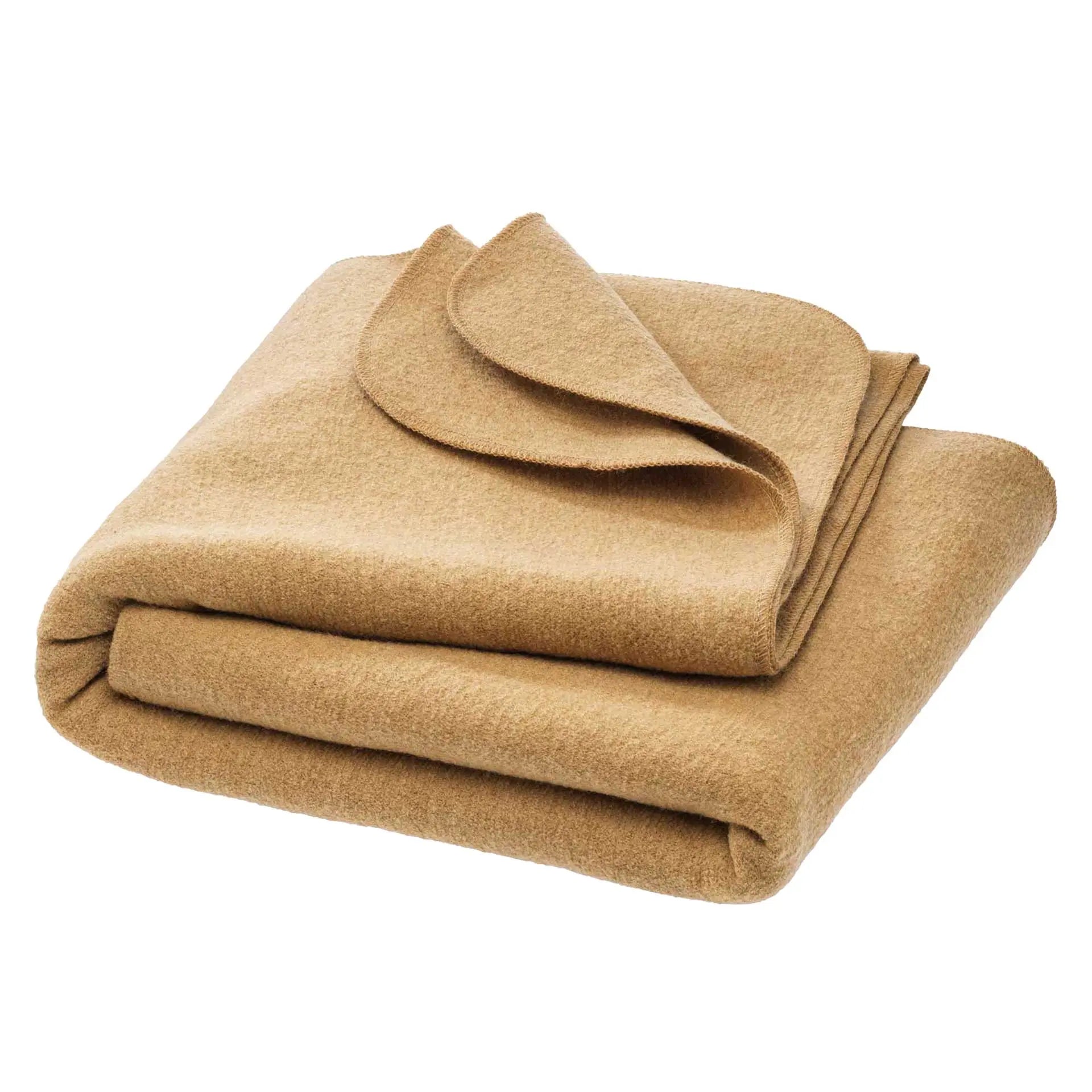 Couverture en laine bouillie mérinos bio Disana