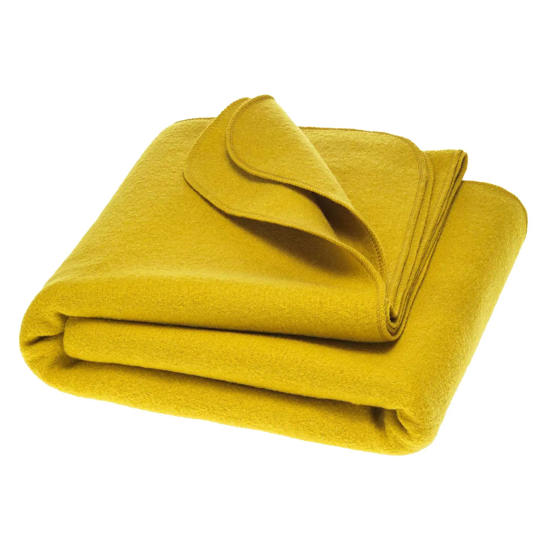 Couverture en laine bouillie mérinos bio Disana