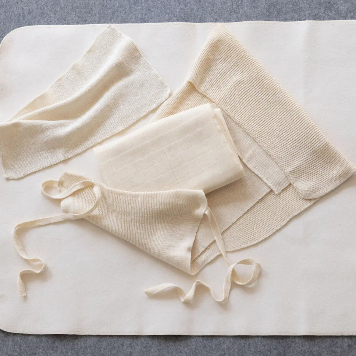 Lot de 5 maxi-langes en coton bio Disana 80x80cm - Lilinappy