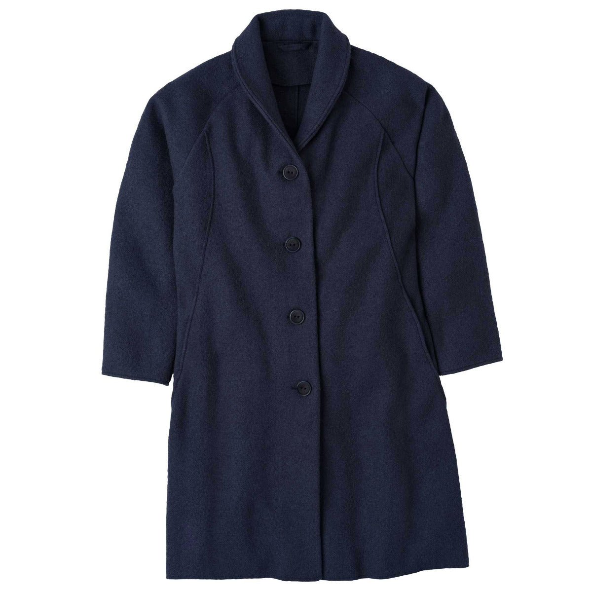 Manteau pour femme en laine bouillie Disana
