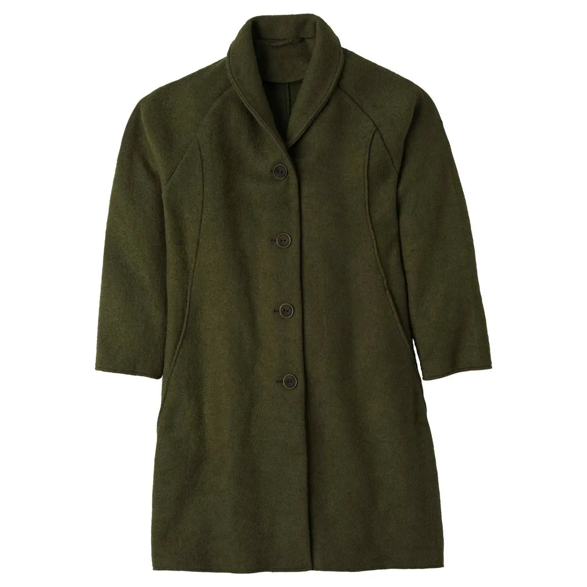 Manteau pour femme en laine bouillie Disana
