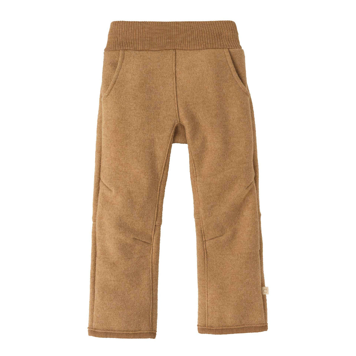 Pantalon en laine bouillie bio Disana - Caramel