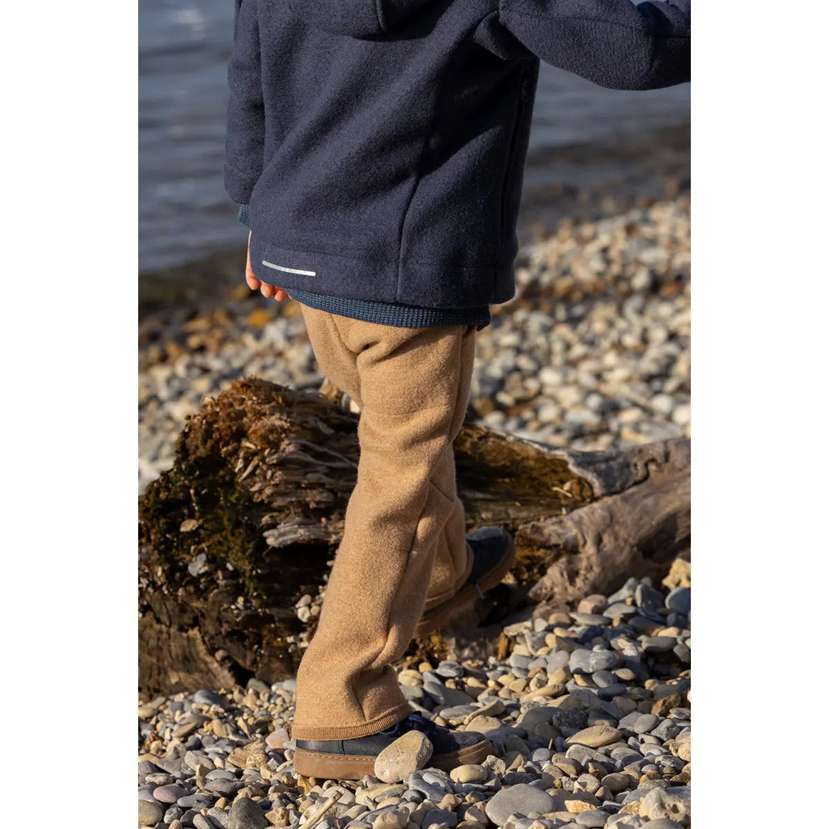 Pantalon en laine bouillie bio Disana - Eucalyptus