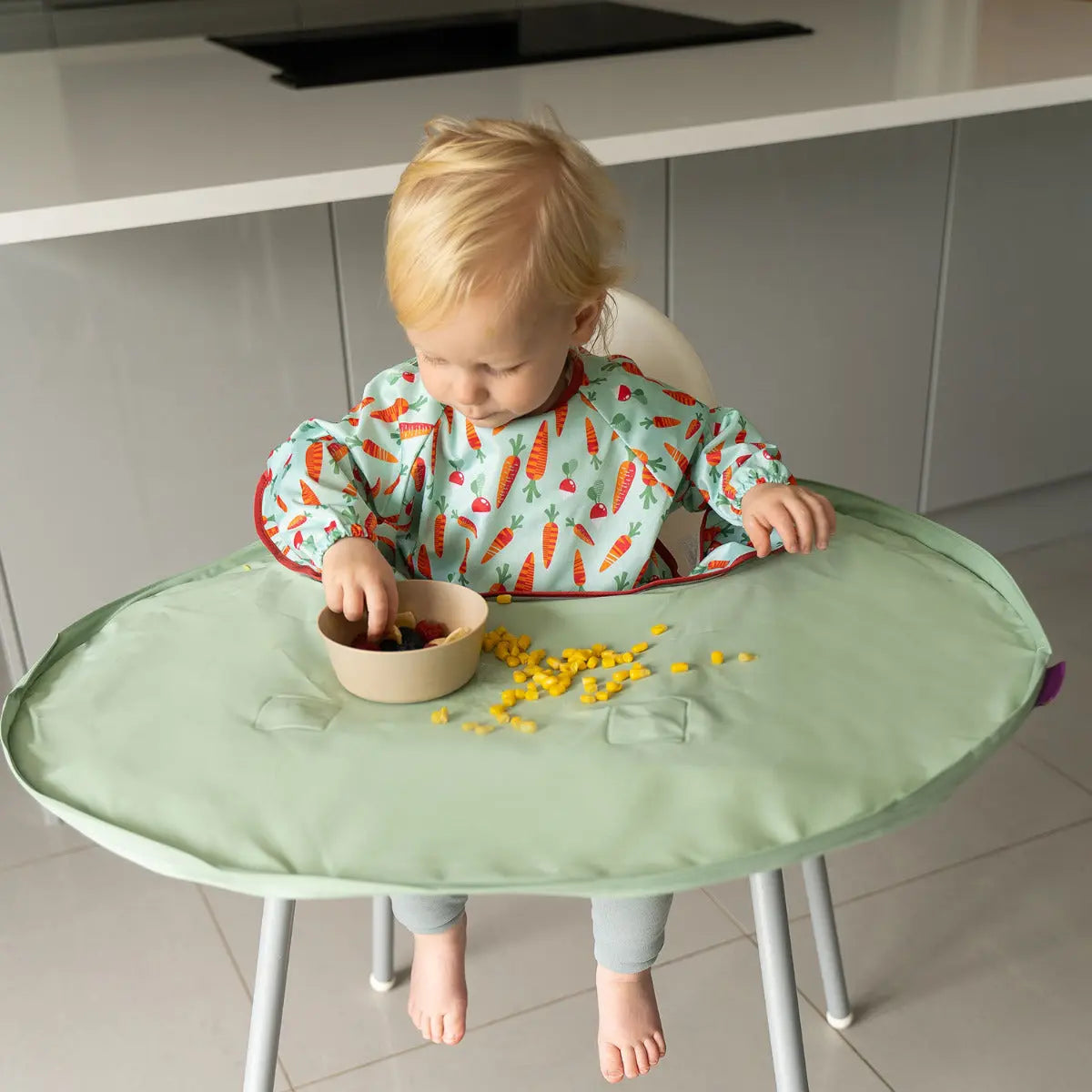 Kit spécial diversification menée par l'enfant Tidy Tot - Vert cendré