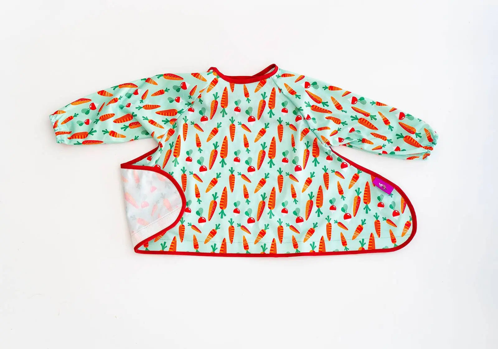 Bavoir imperméable supplémentaire du Kit spécial DME Tidy Tot - Carottes et Radis - Lilinappy