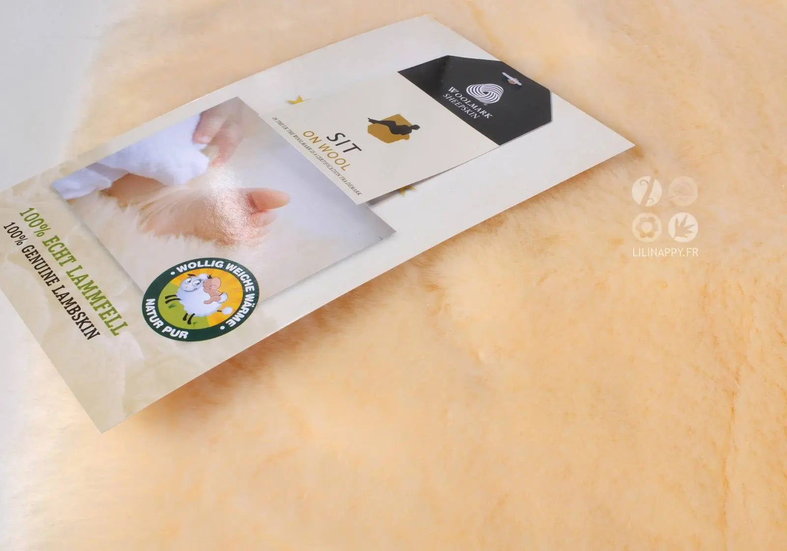 Peau d'agneau tannage relugan 80-90cm