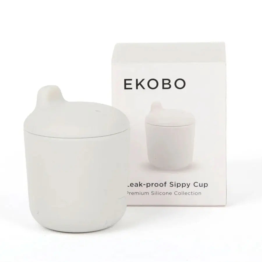 Gobelet à bec en silicone Ekobo - Cloud