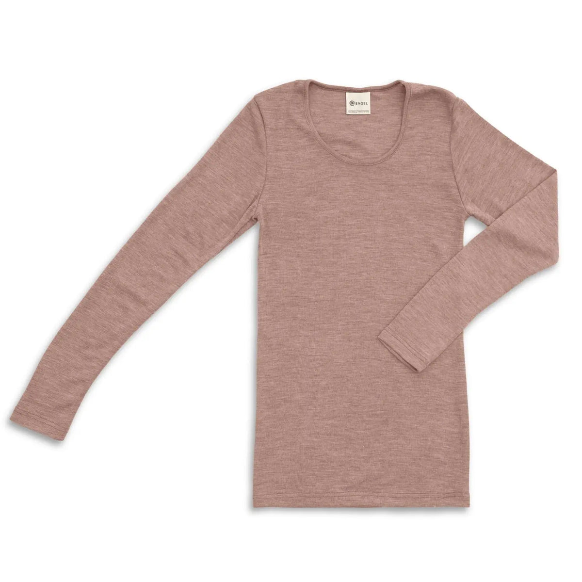 T-shirt femme laine mérinos et soie Engel Natur – Dusty Rose