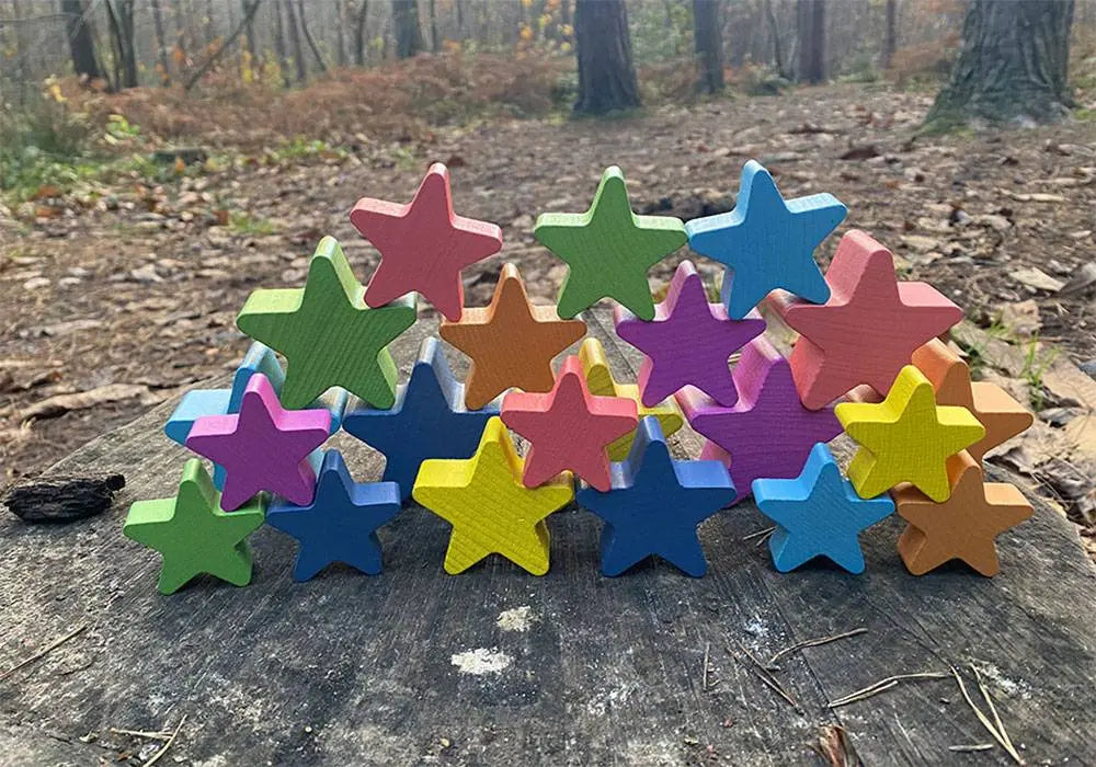 21 étoiles en bois Tickit Tickit
