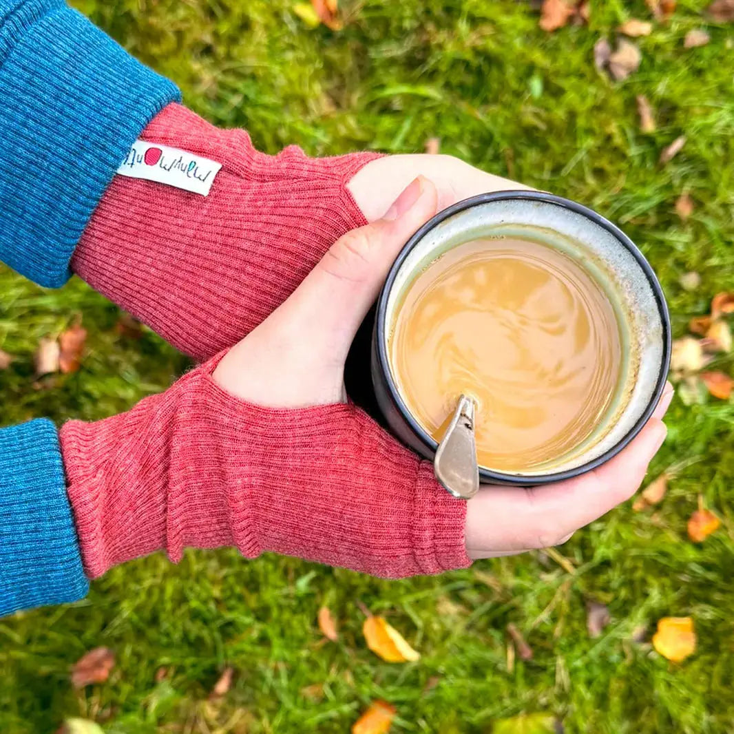 Longues mitaines pour femme en laine mérinos MaM - Lilinappy