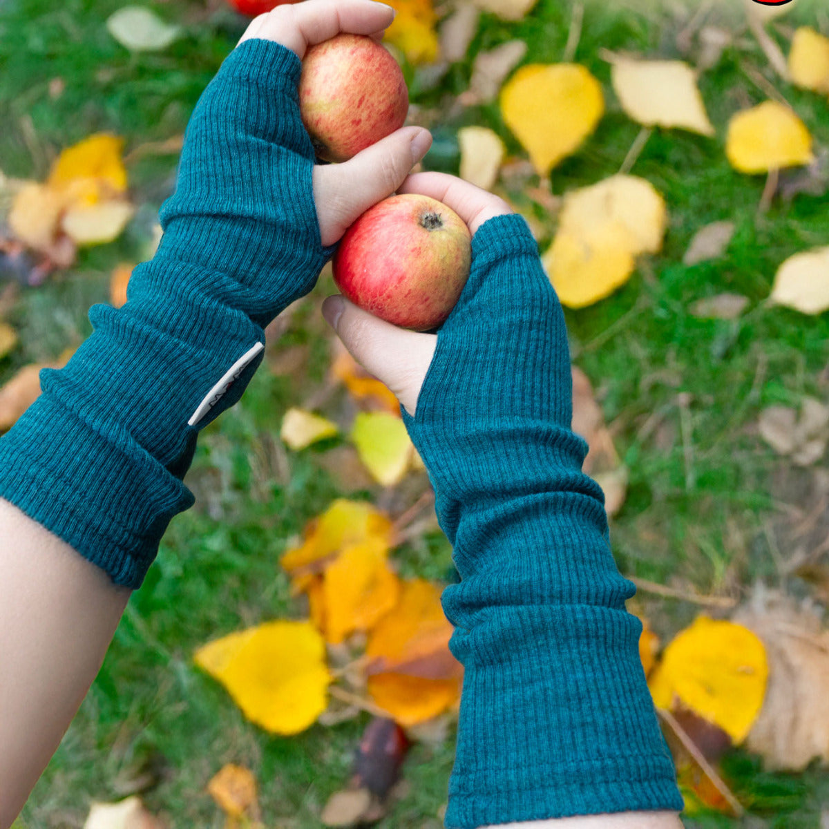 Longues mitaines pour femme en laine mérinos MaM - Lilinappy