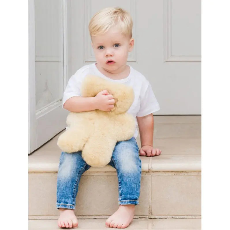 Nounours en peau de mouton Flatout - Honey