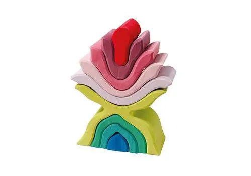 Jeu d'empilage Fleur Grimm's - petit modèle