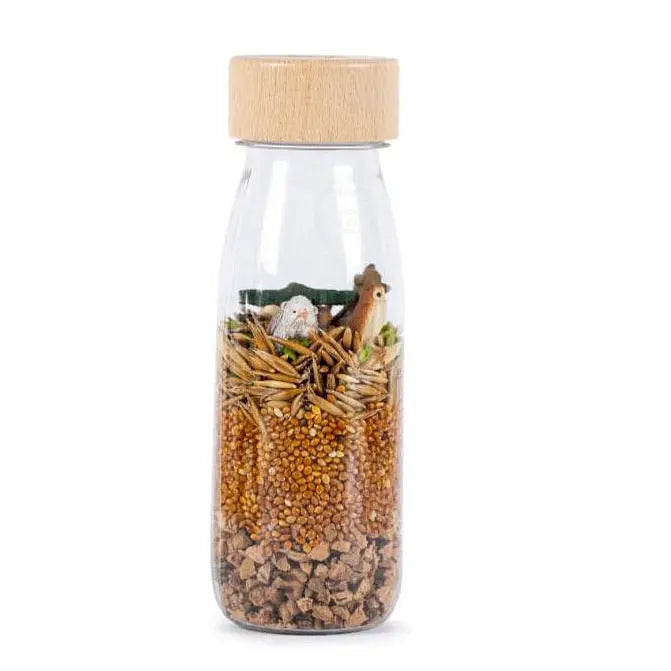 Bouteille sensorielle thème Forêt Petit Boum