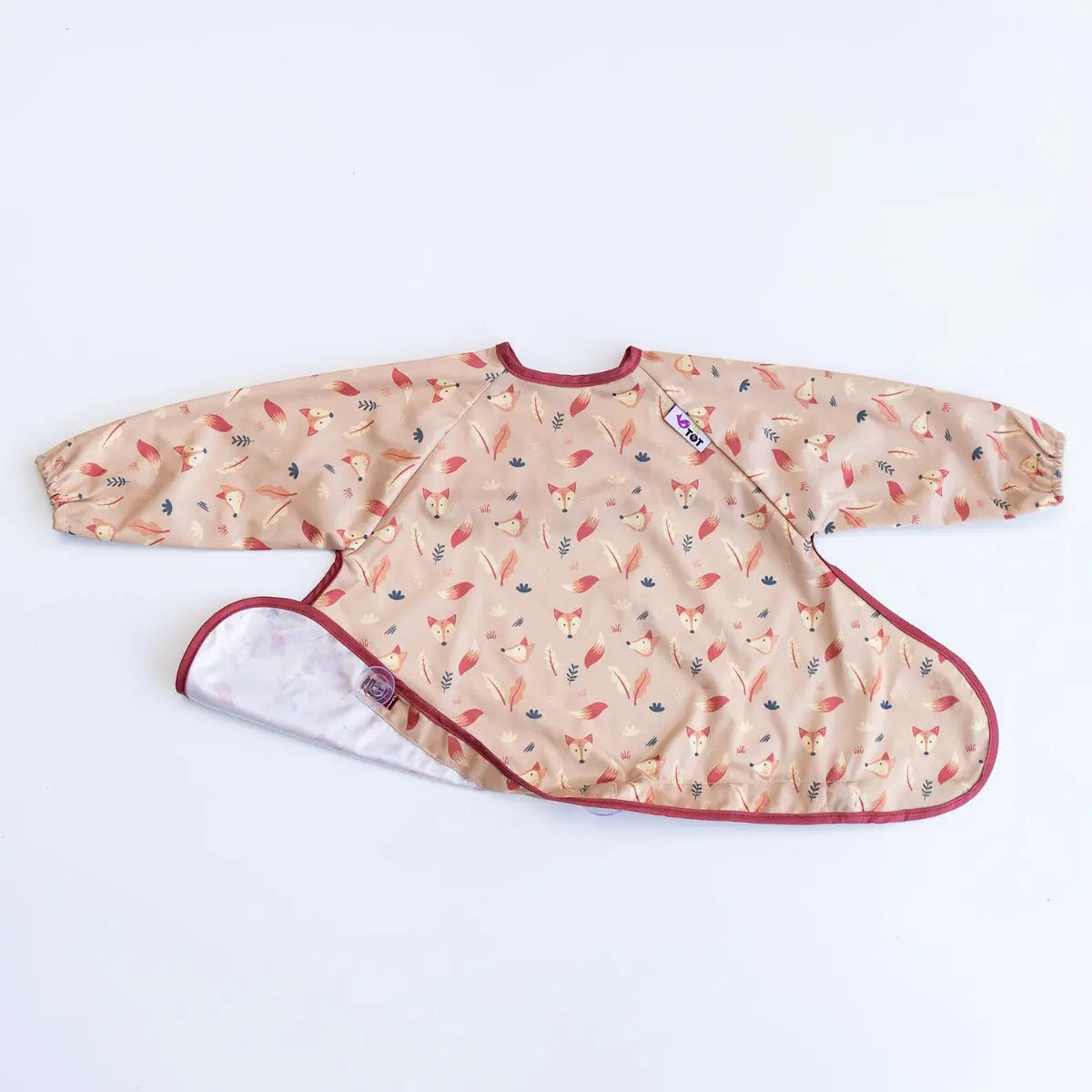 Bavoir à ventouses Cover et Catch Tidy Tot - Foxes - Lilinappy
