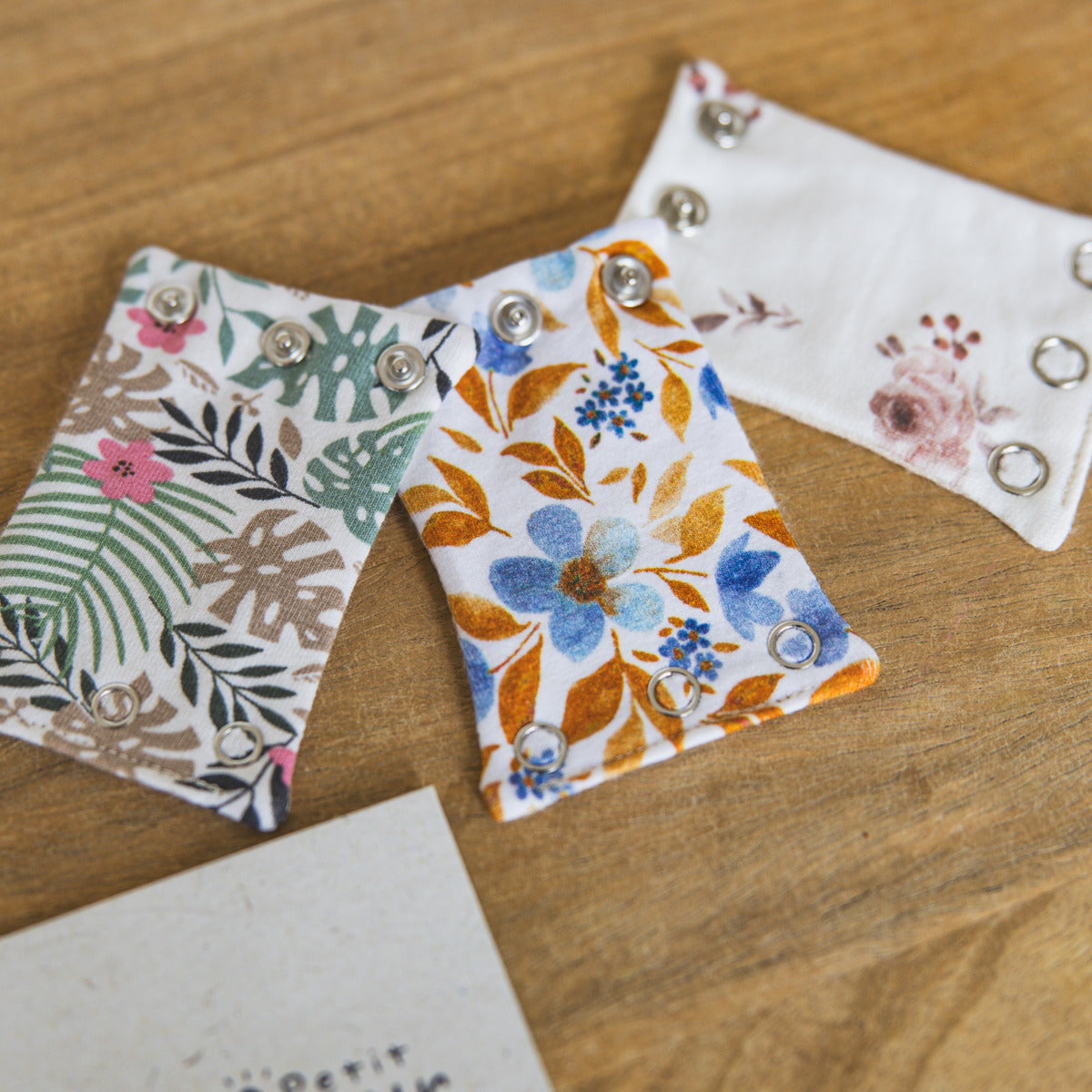 3 rallonges de Body Le Petit Gigoteur - Fleuri - Lilinappy