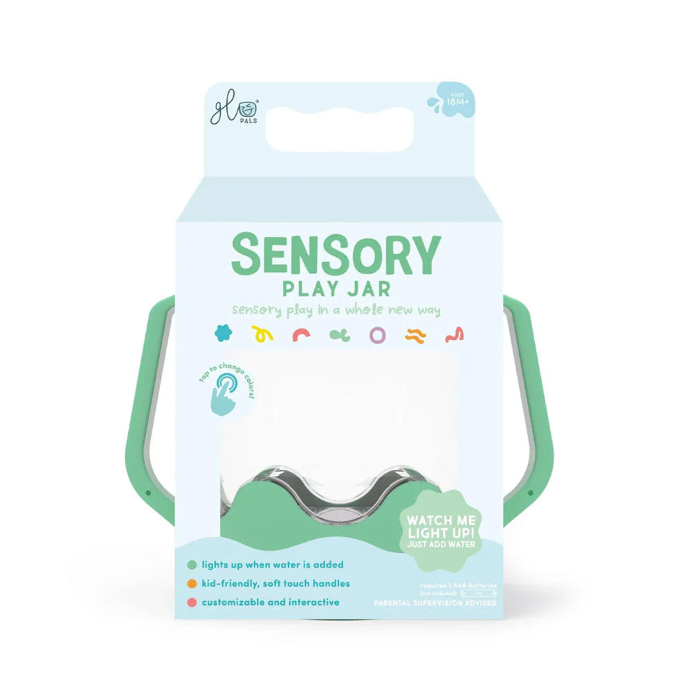 Bocal sensoriel Glo Pals - Vert - Lilinappy