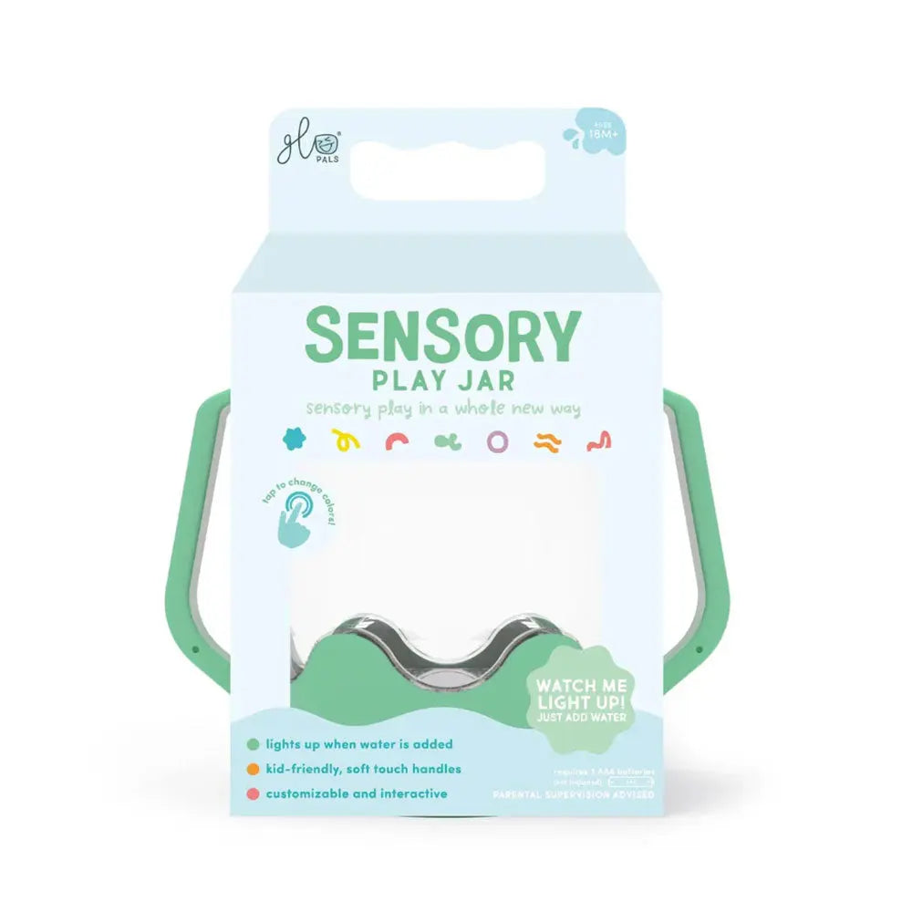 Bocal sensoriel Glo Pals - Vert - Lilinappy