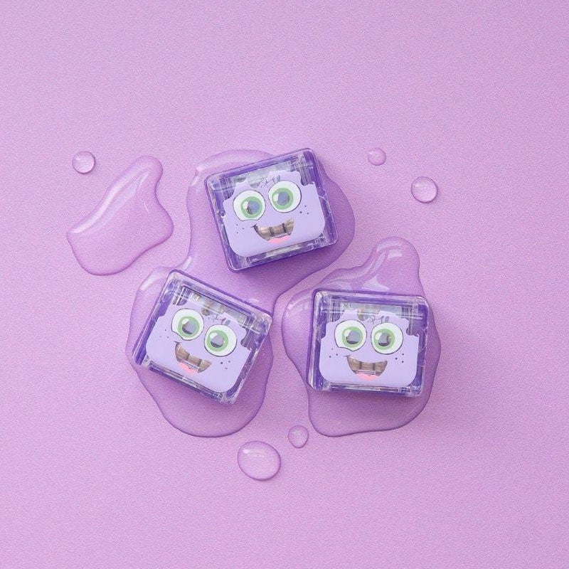 Lot de 4 cubes sensoriels lumineux pour le bain Glo Pals Lila
