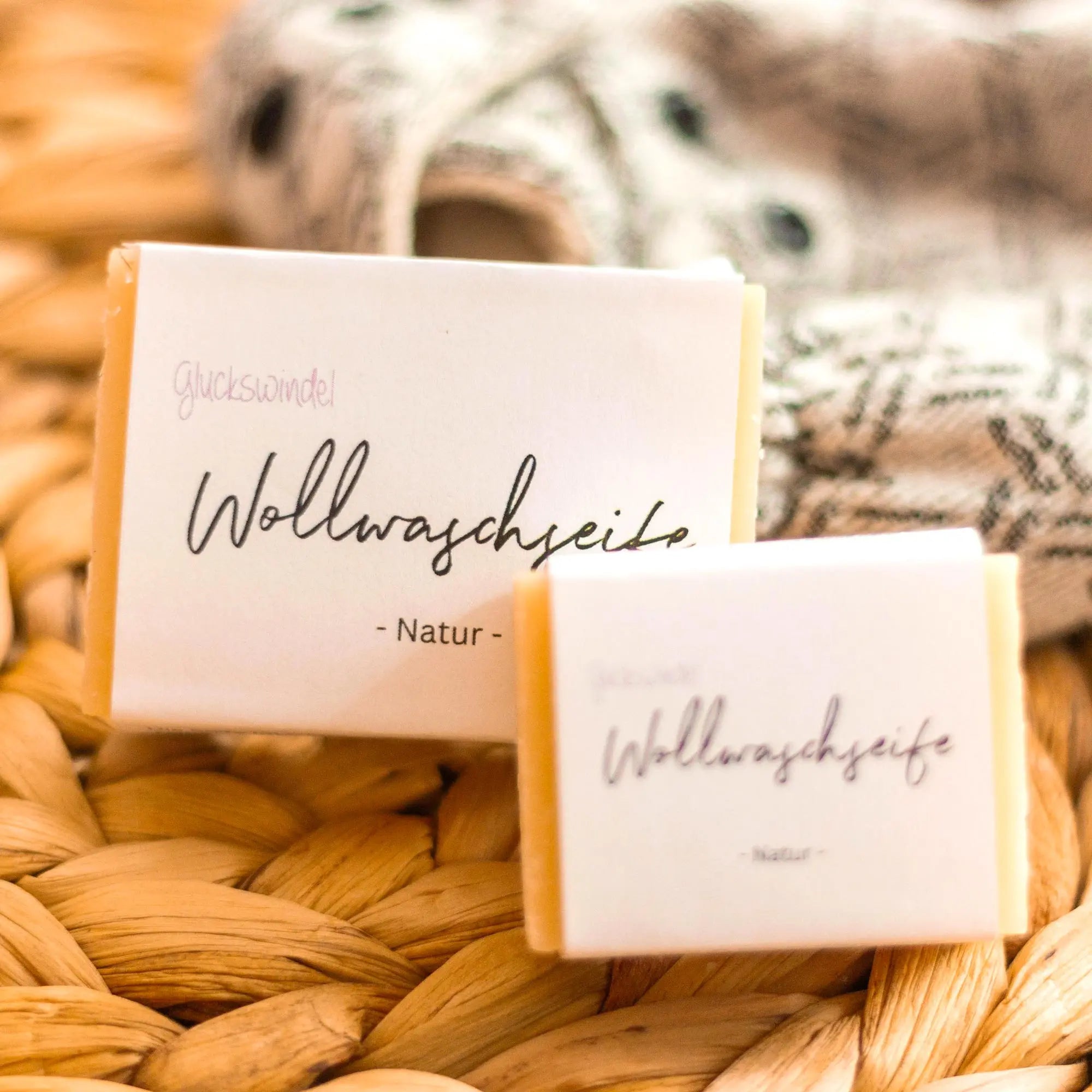 Savon à la lanoline Glückswindel Nature