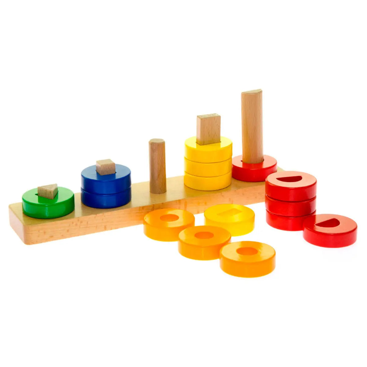 Apprendre à compter avec des anneaux colorés Goki - Lilinappy