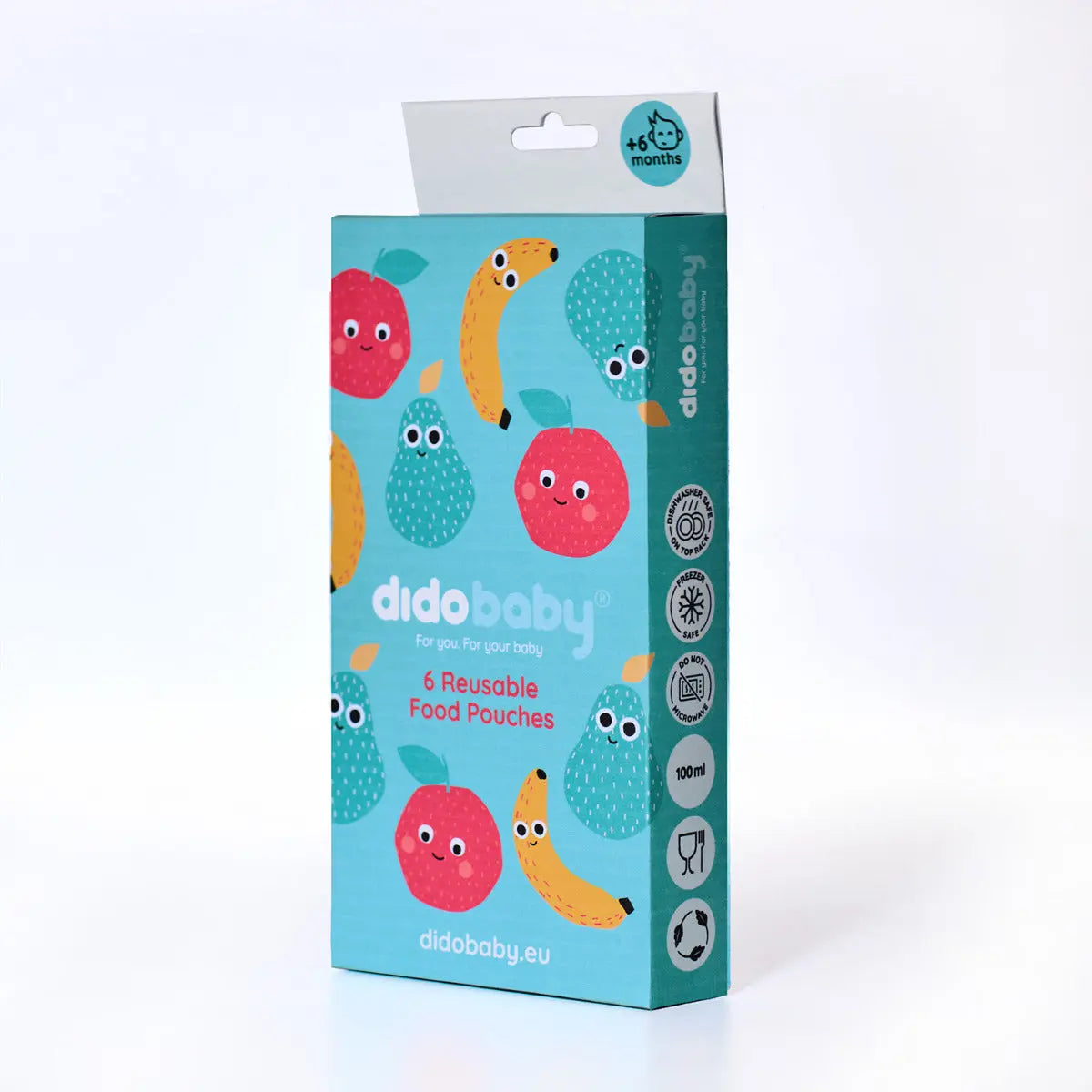 Gourde réutilisable pour compotes et purées Didobaby - Lilinappy