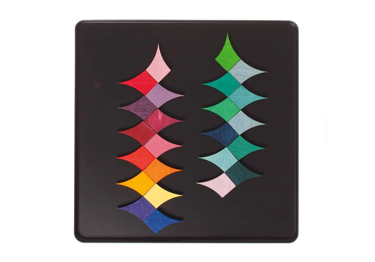Puzzle magnétique en bois cercles Grimm's