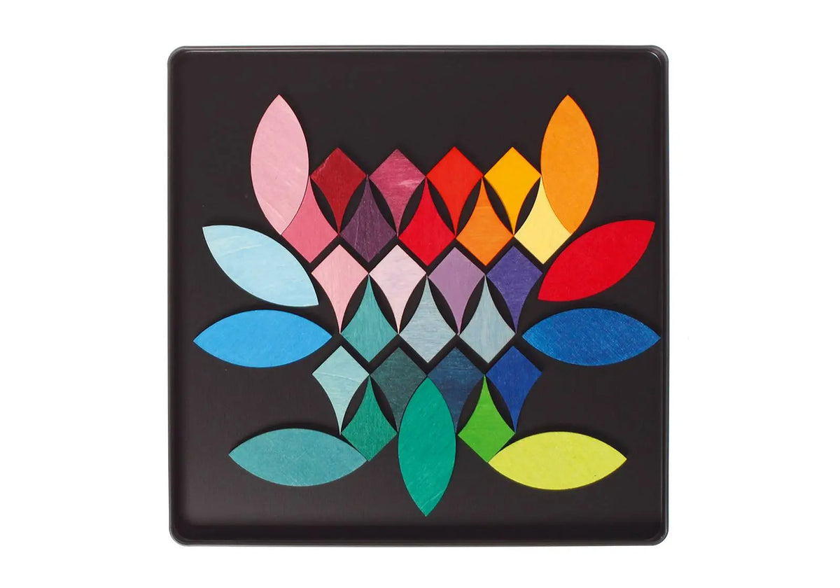 Puzzle magnétique en bois cercles Grimm's