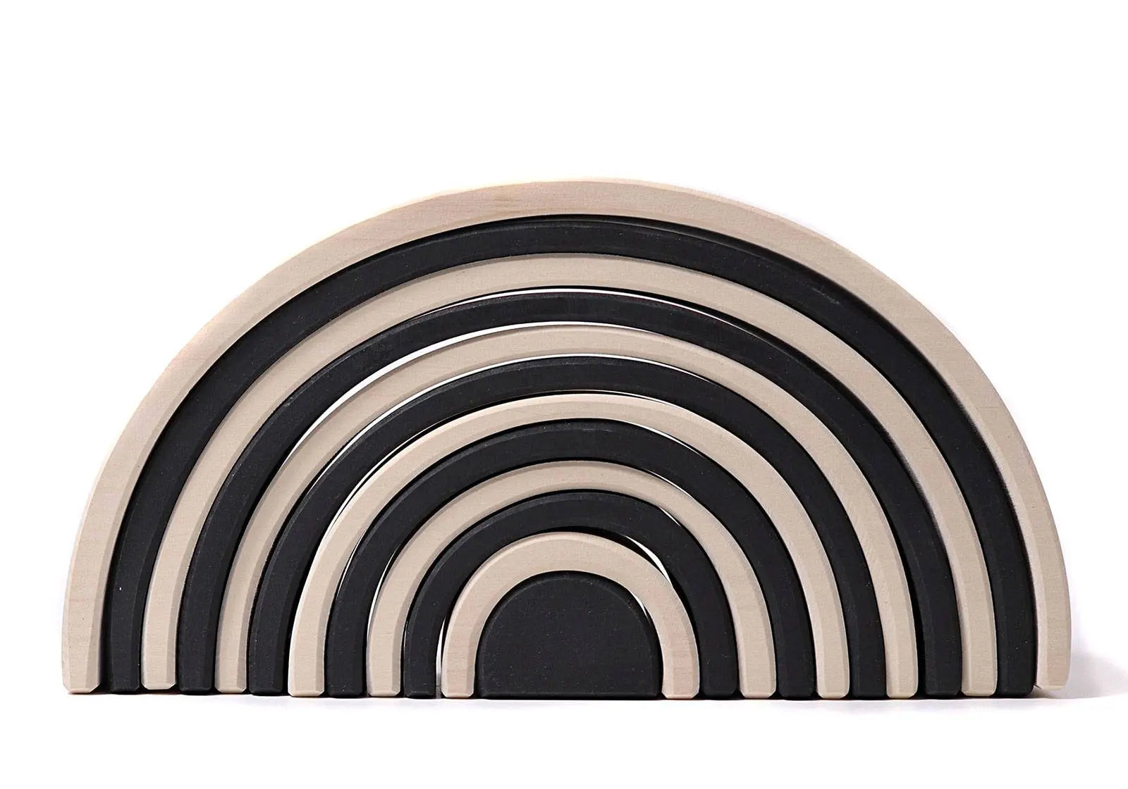 Grand Arc en ciel en bois Monochrome Grimm's - 12 pièces Grimms