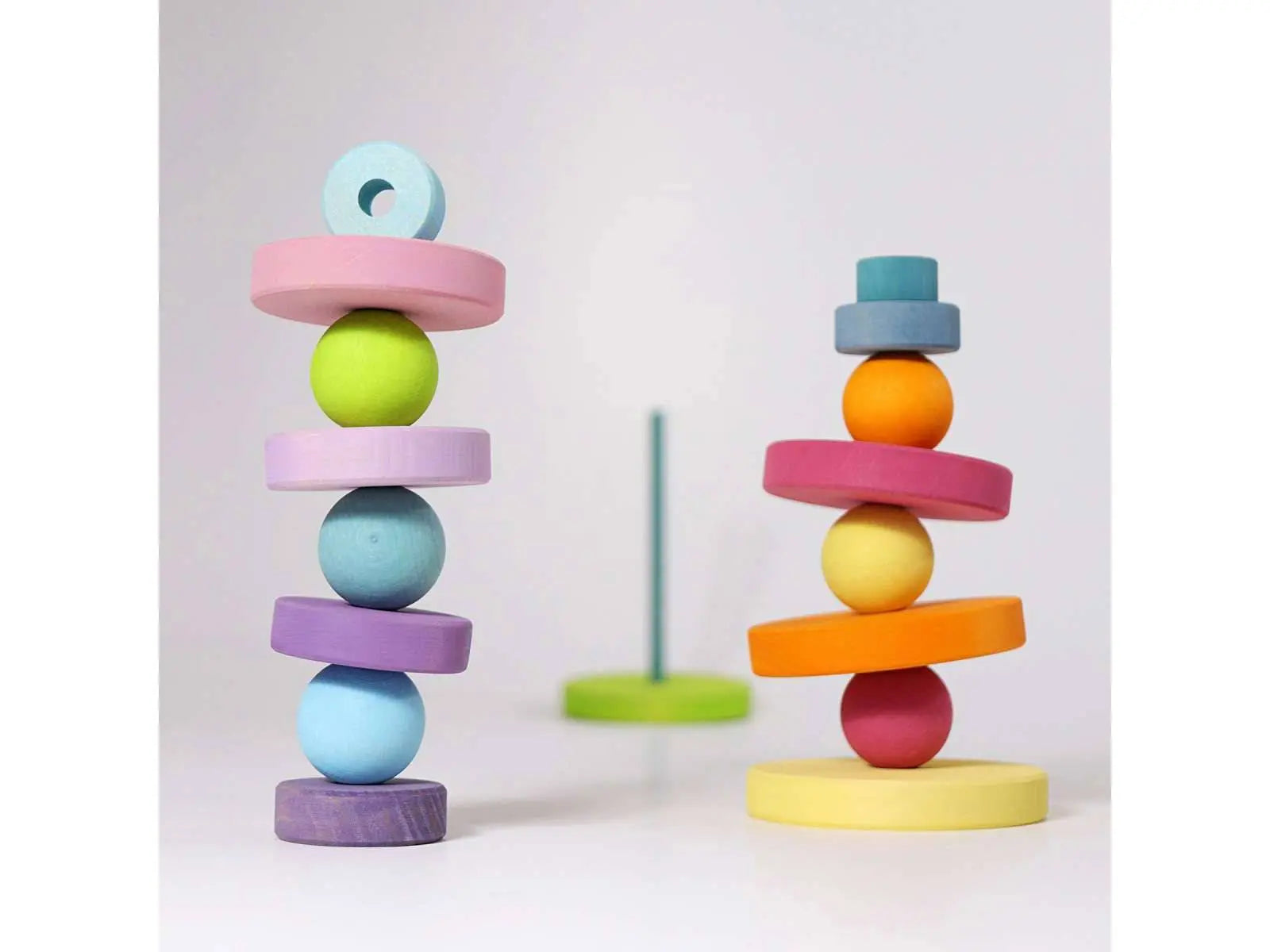 12 petites boules en bois Grimm's - Pastel Grimms