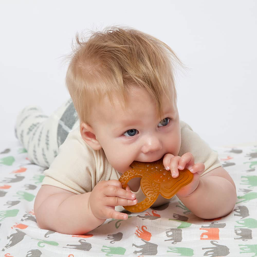 Anneau de dentition en caoutchouc naturel Grünspecht – Éléphant