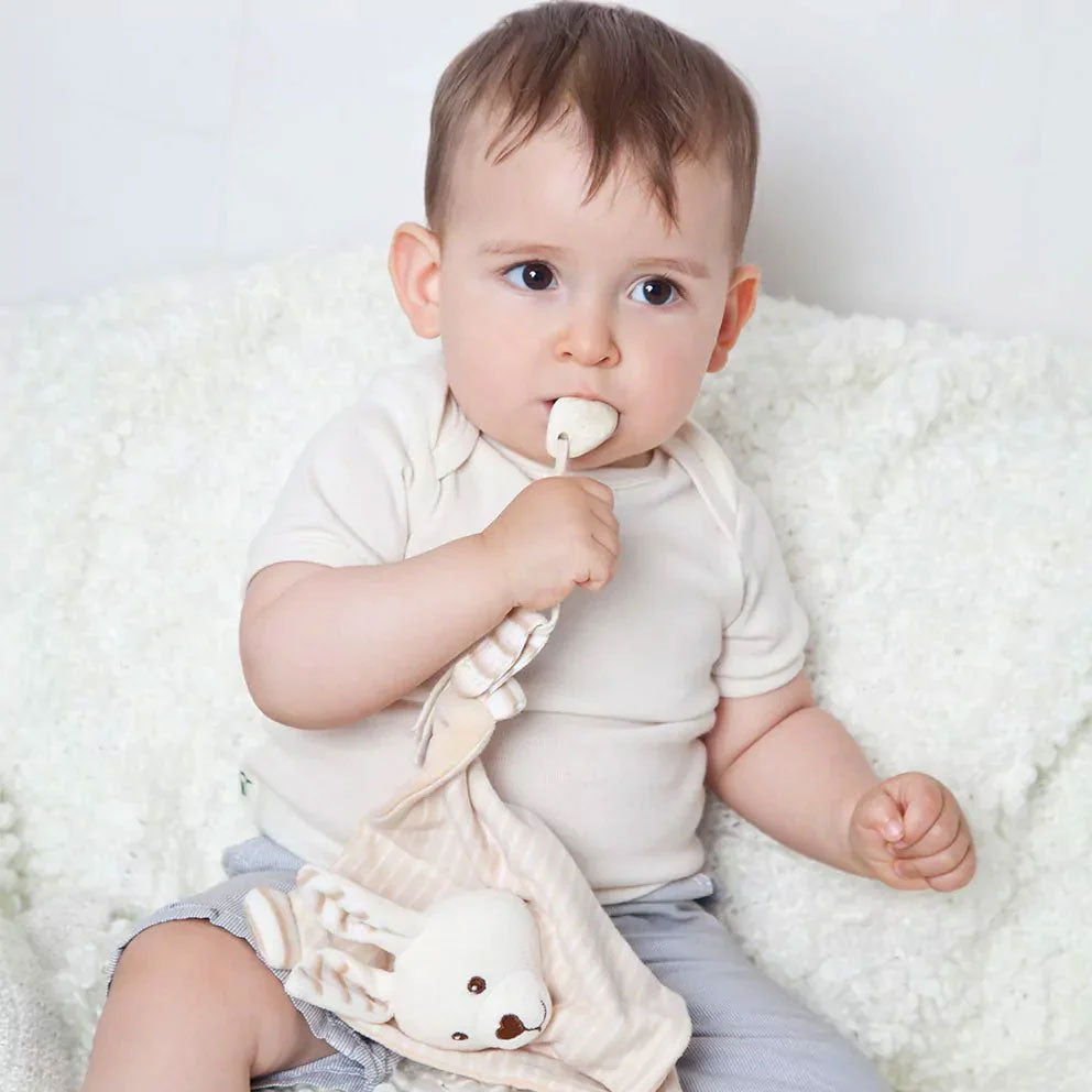 Doudou lapin en coton bio – Grünspecht - Lilinappy