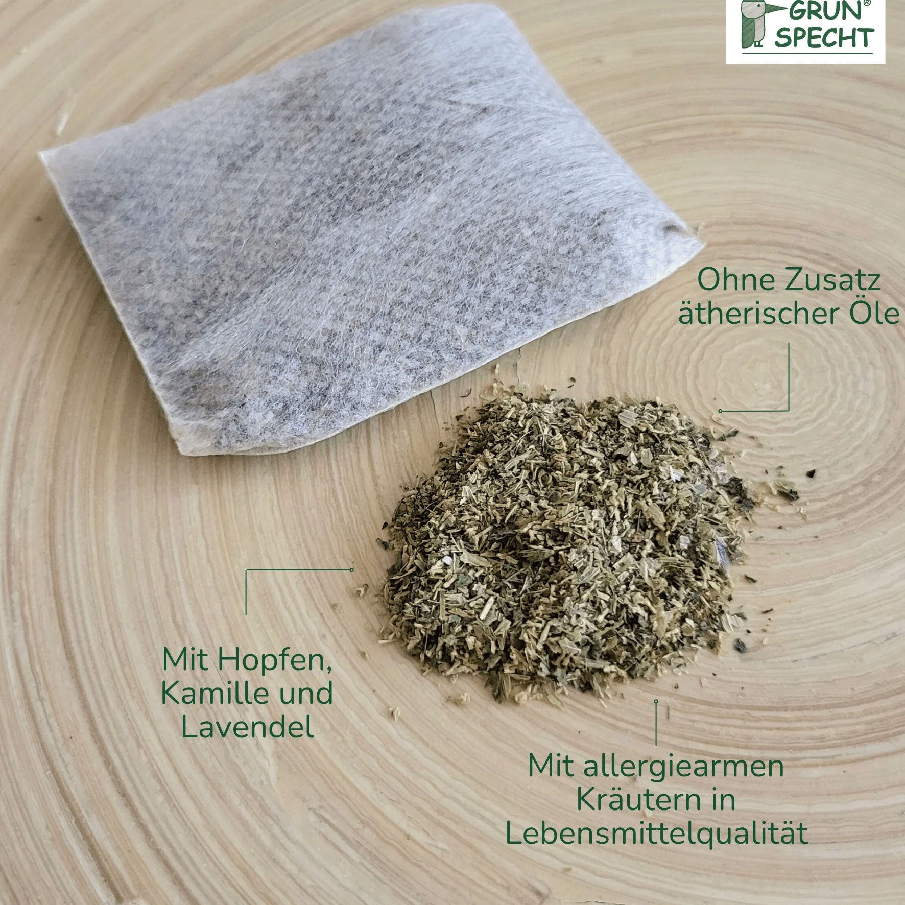 Set coussinets d’herbes apaisantes Grünspecht