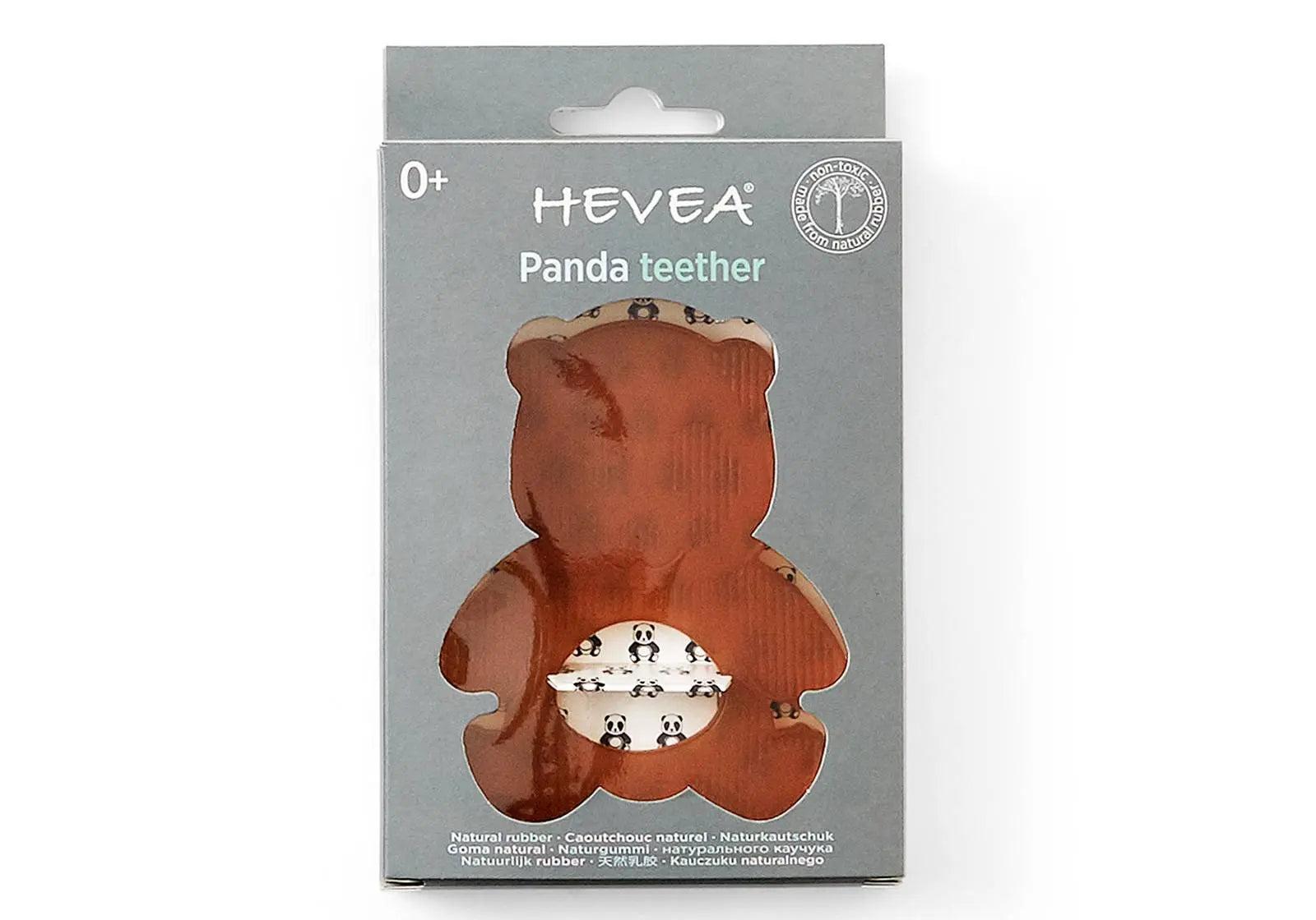 Anneau de dentition Panda Hévéa