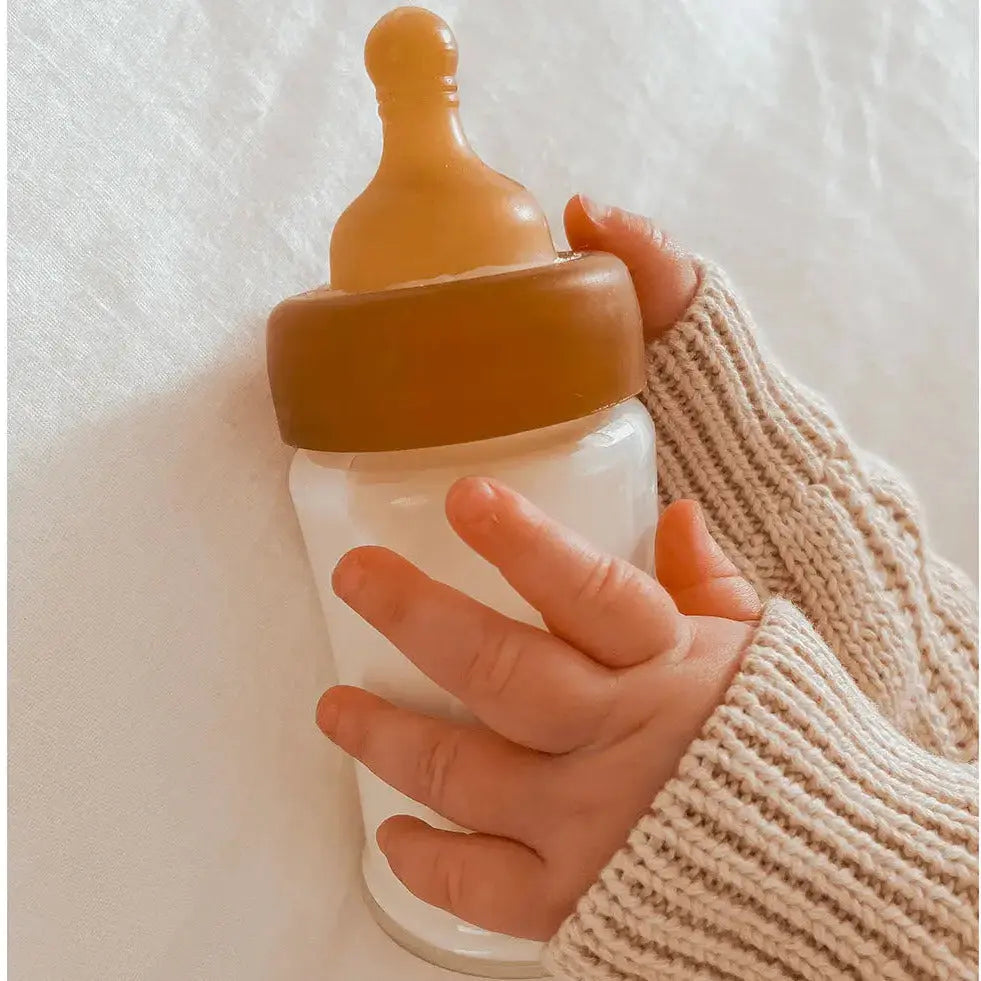 Tétine en caoutchouc pour biberon à col large Hevea - Lilinappy