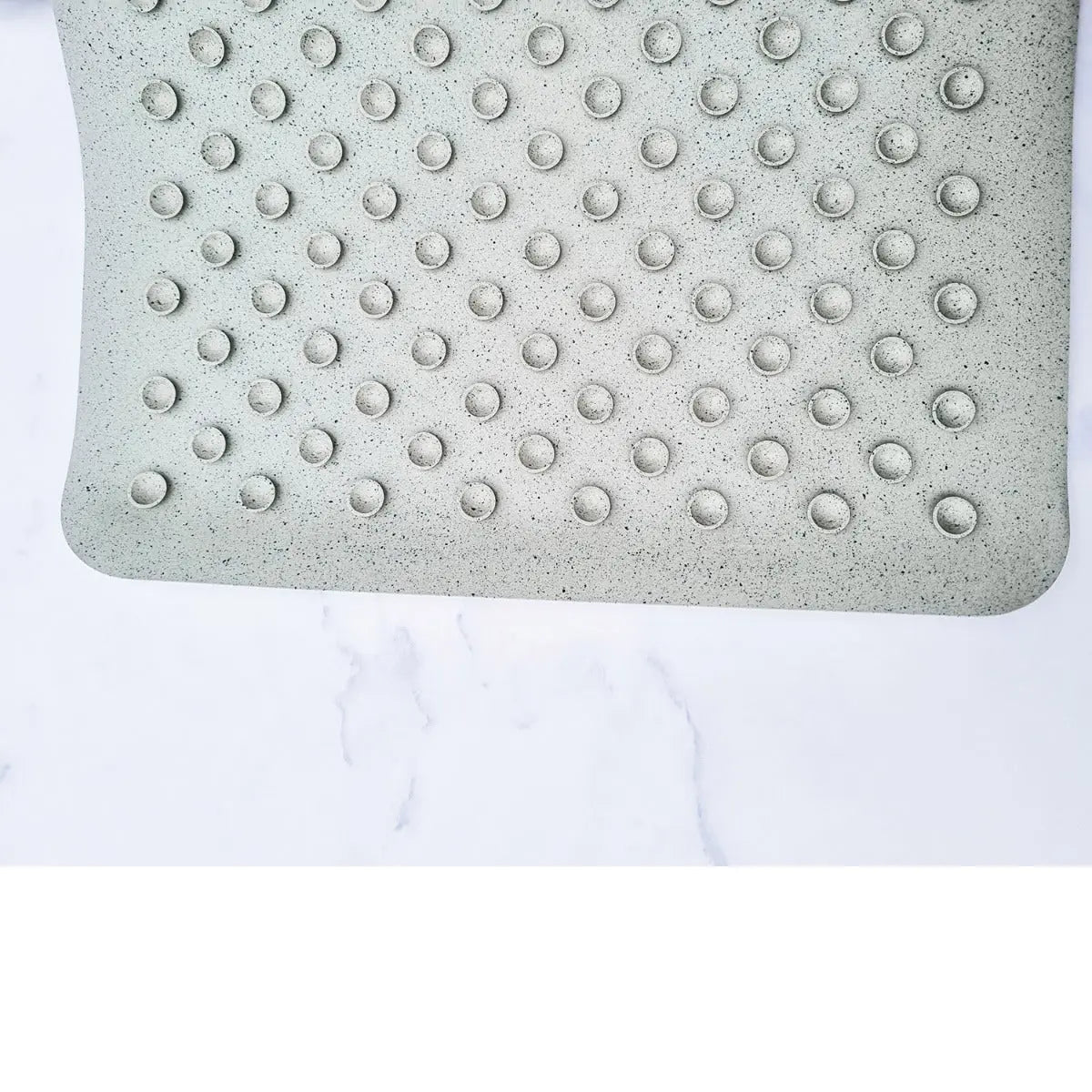 Grand tapis de bain en caoutchouc Hevea - Granite