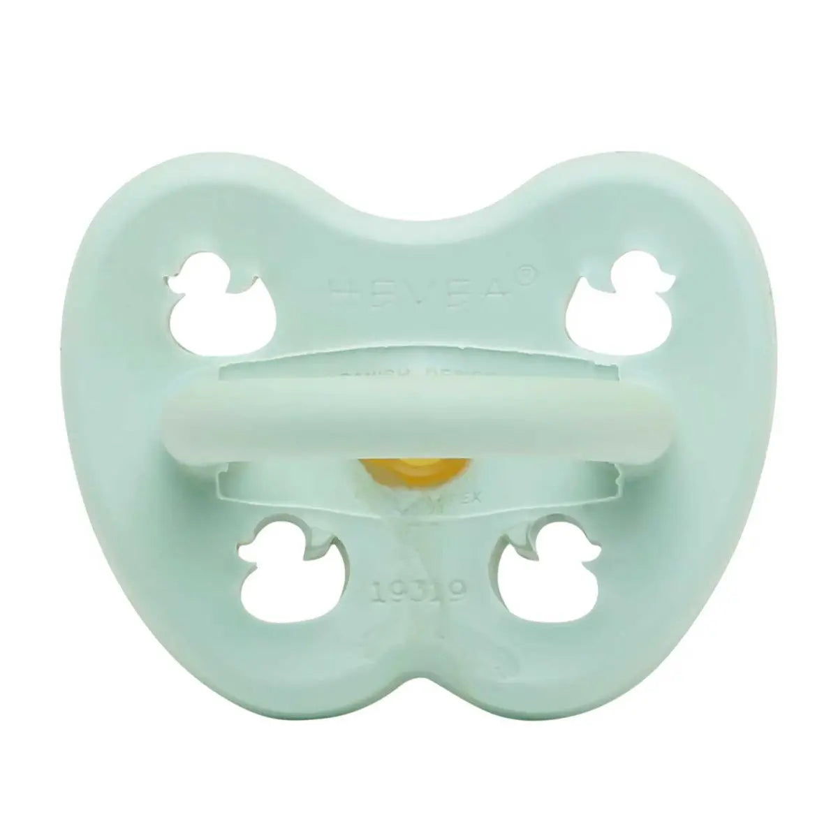 Tétine en latex d'hévéa naturelle Canard Mellow Mint -Hevea, avec téterelle anatomique ou physiologique