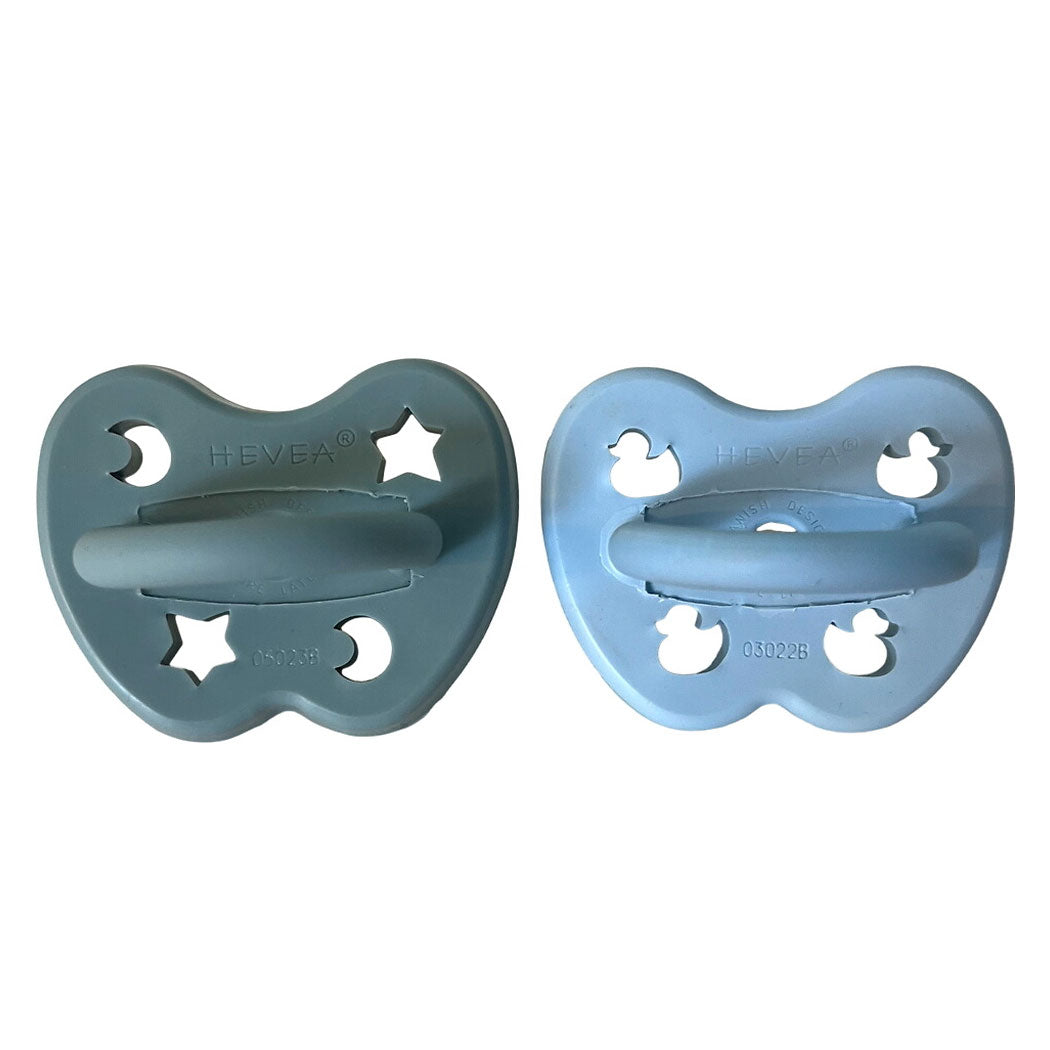 2 tétines en caoutchouc naturel Hévéa - Nordic Haze 3/36 mois