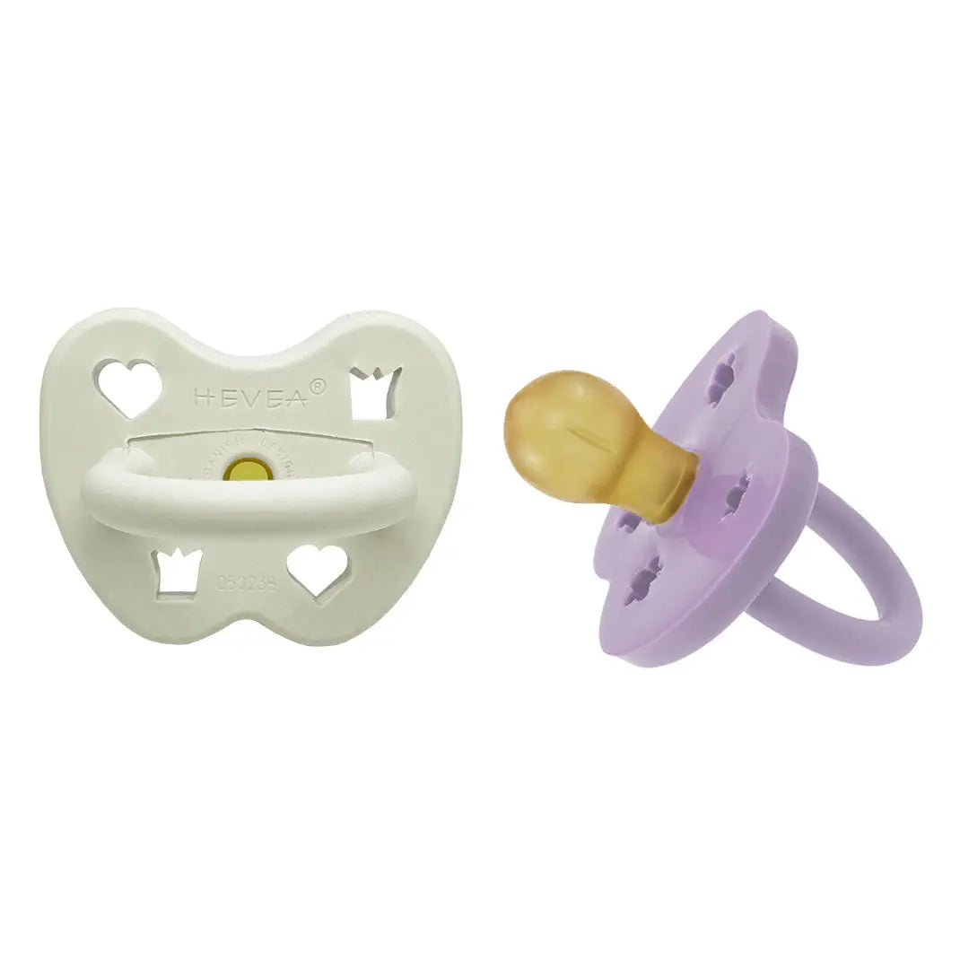 2 tétines en caoutchouc naturel Hévéa - Winter Berry 3/36 mois