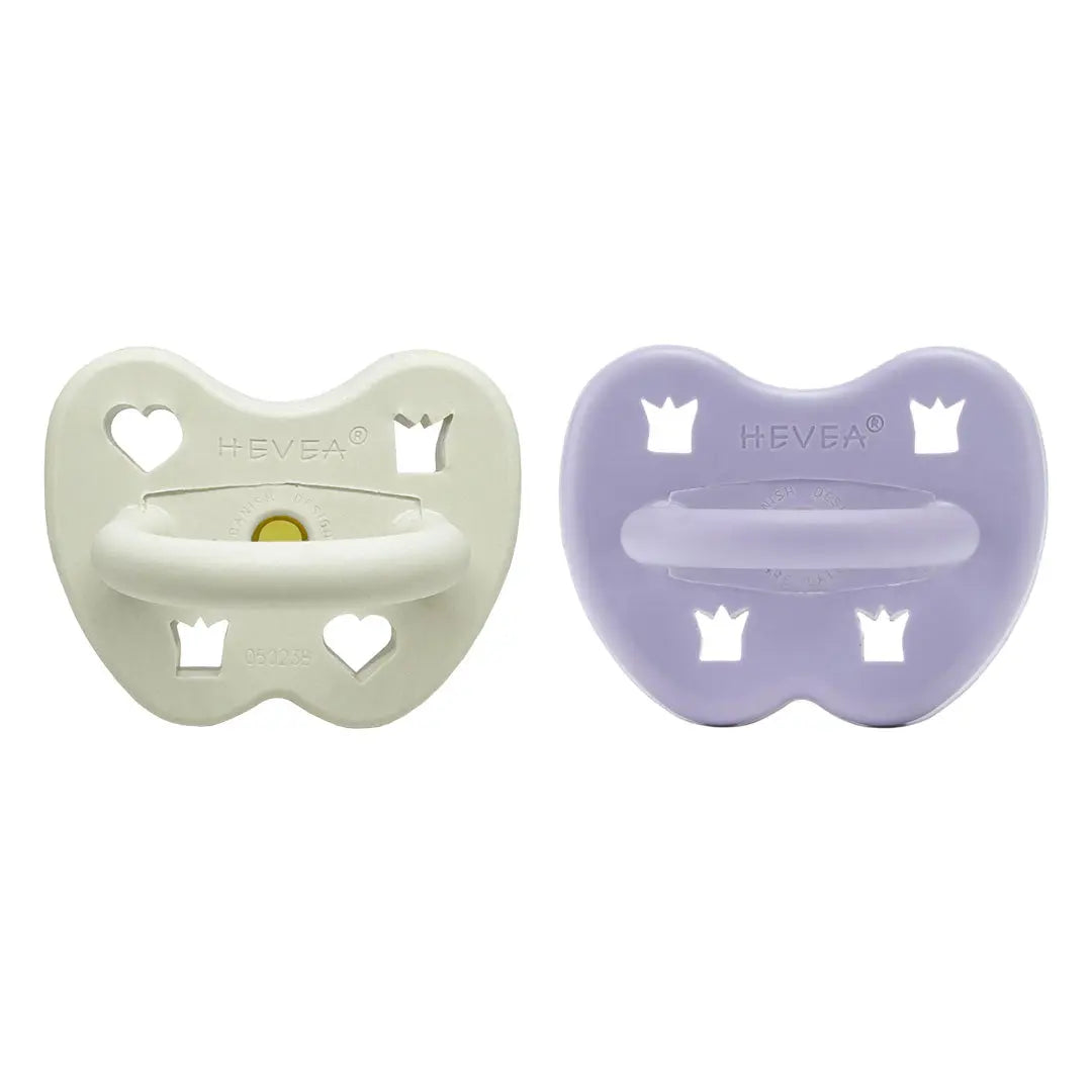 2 tétines en caoutchouc naturel Hévéa - Twilight frost 3/36 mois - Lilinappy