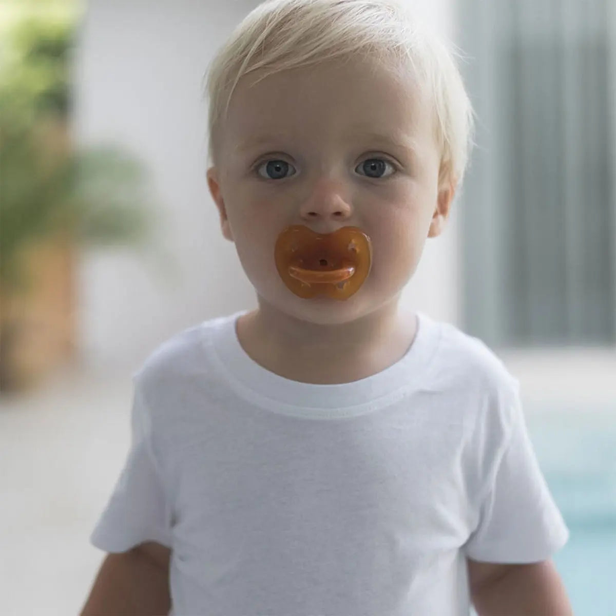 2 tétines physiologiques en caoutchouc naturel Hévéa - Lunes et étoiles - Lilinappy