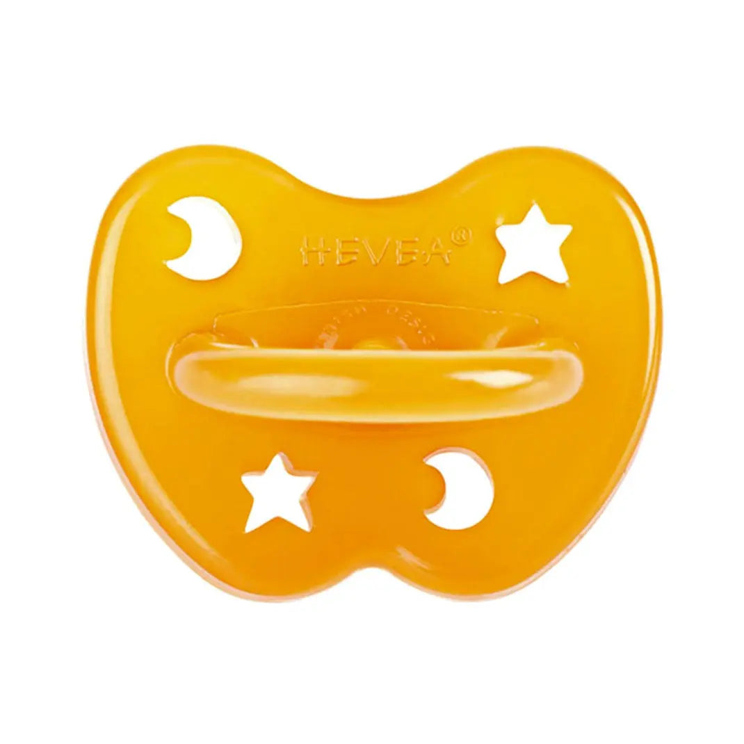 2 tétines physiologiques en caoutchouc naturel Hévéa - Lunes et étoiles - Lilinappy