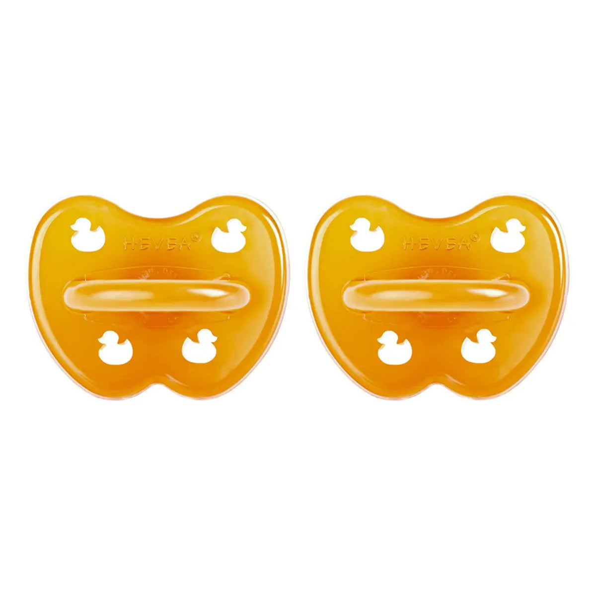 2 tétines en caoutchouc naturel Hévéa Canard- Symétrique - Lilinappy