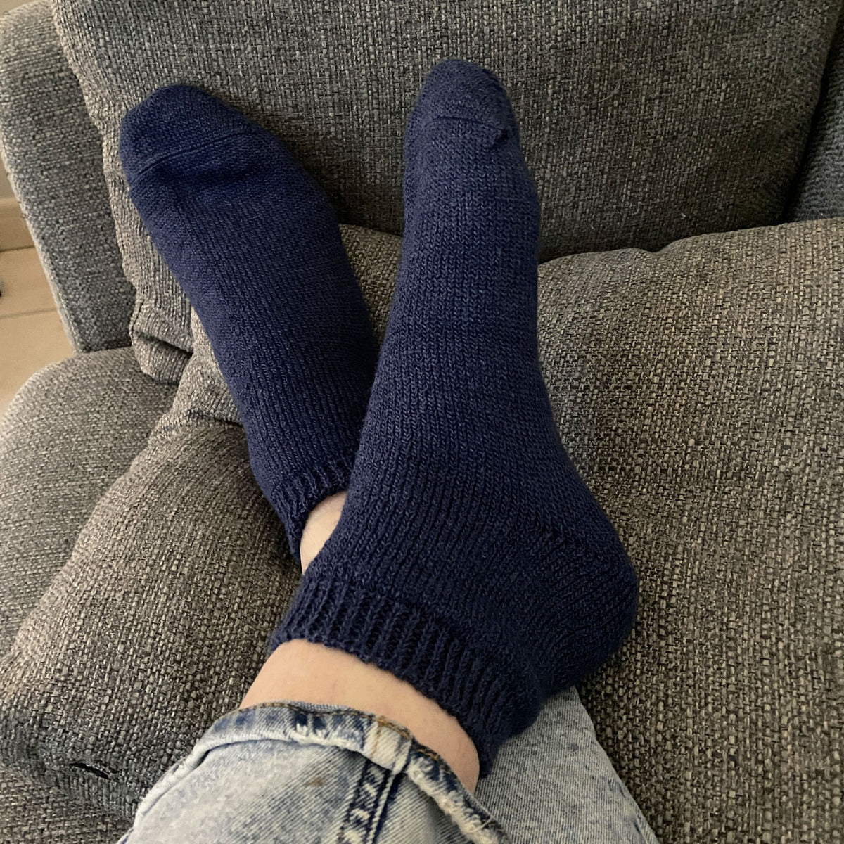 Chaussettes adulte laine et soie EliaYoga Hirsch Natur